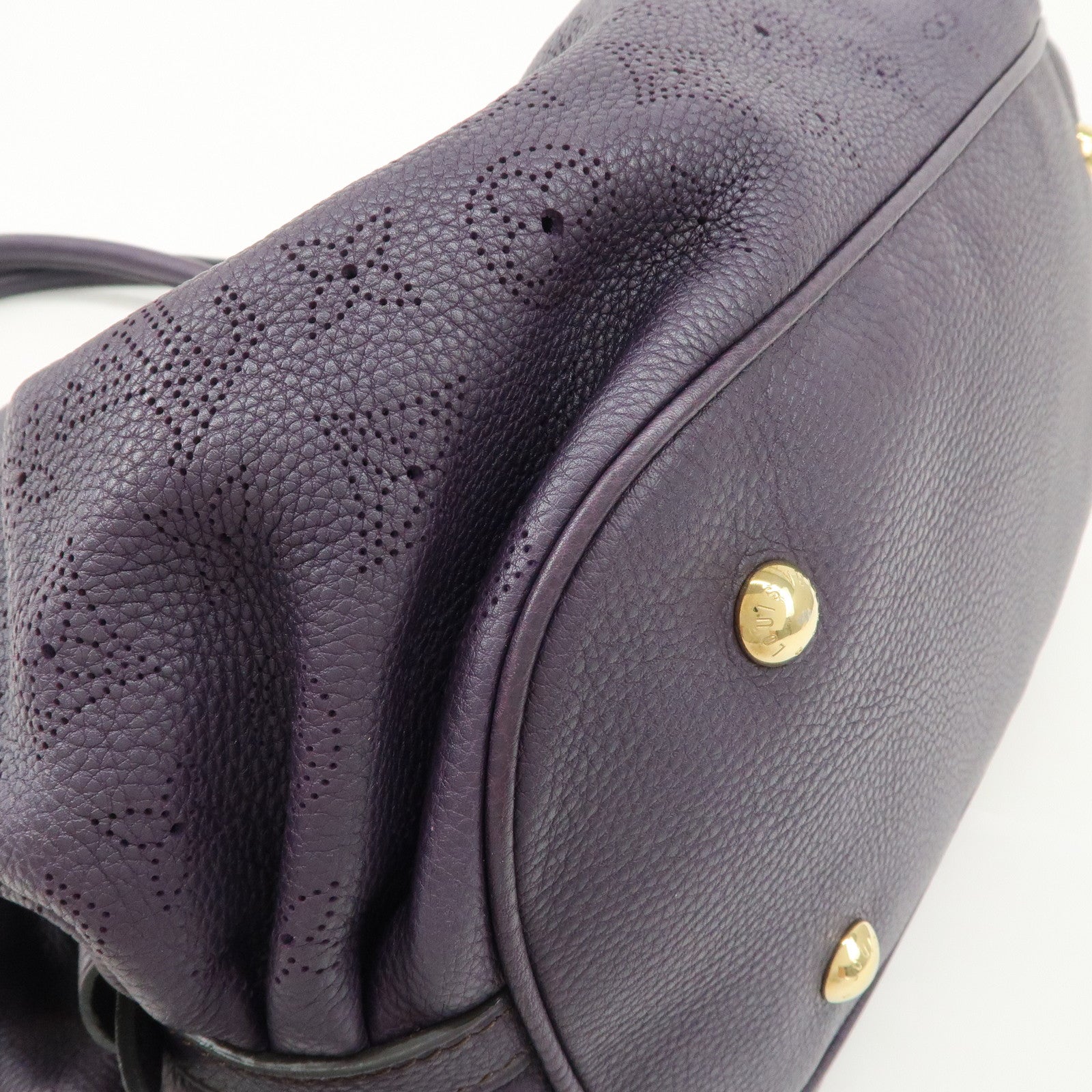 Louis Vuitton Monogram Mahina L Leather Hand Shoulder Bag M93441