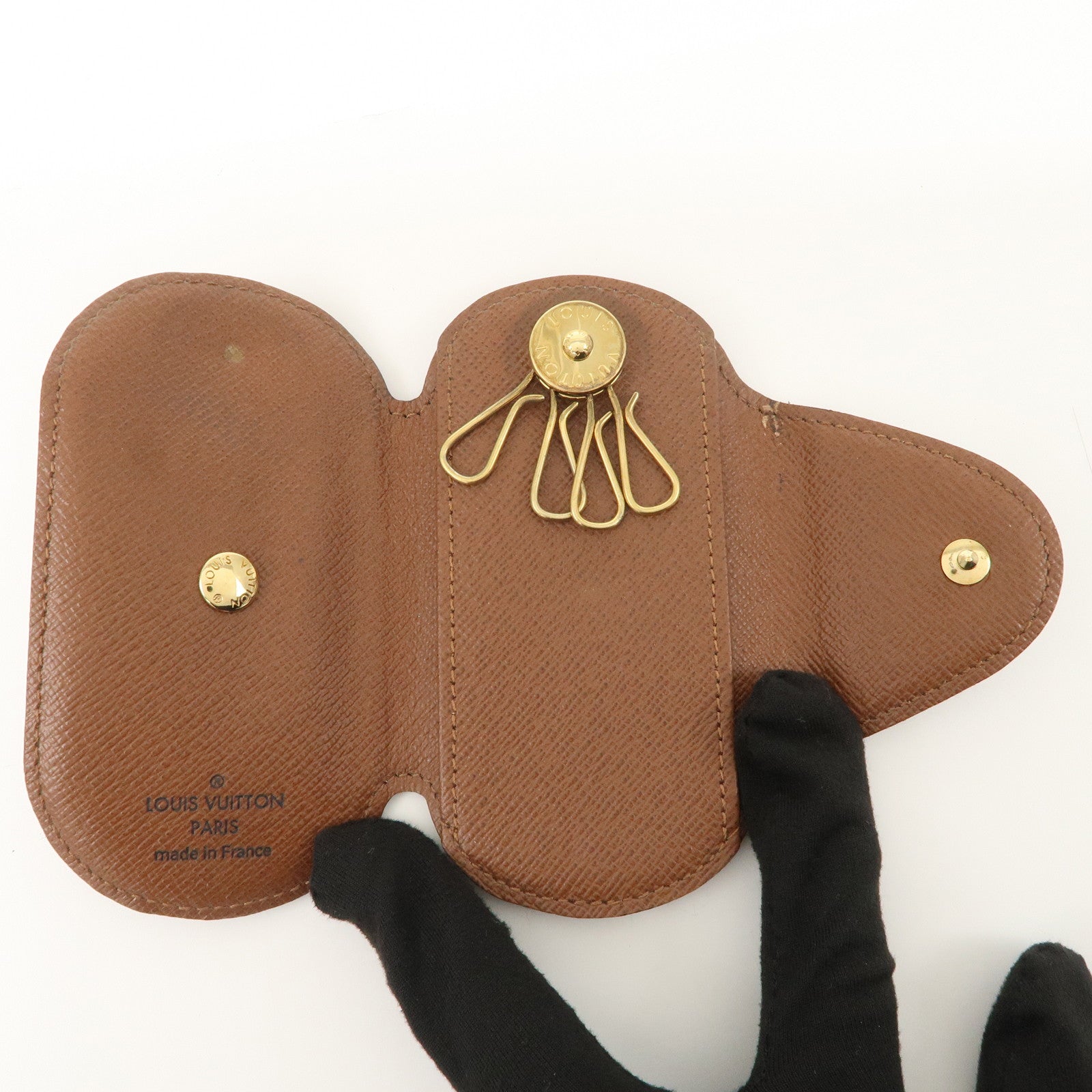 Louis Vuitton Monogram Multicles Rond PM Key Case Brown M60115