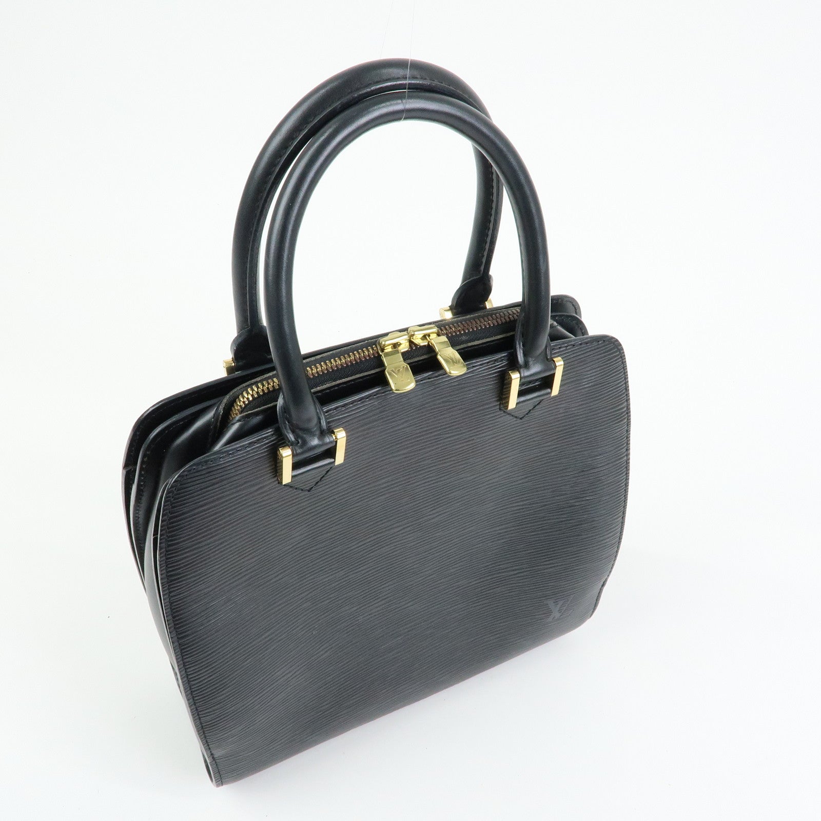 Louis Vuitton Epi Leather Pont Neuf Hand Bag Noir Black M52052