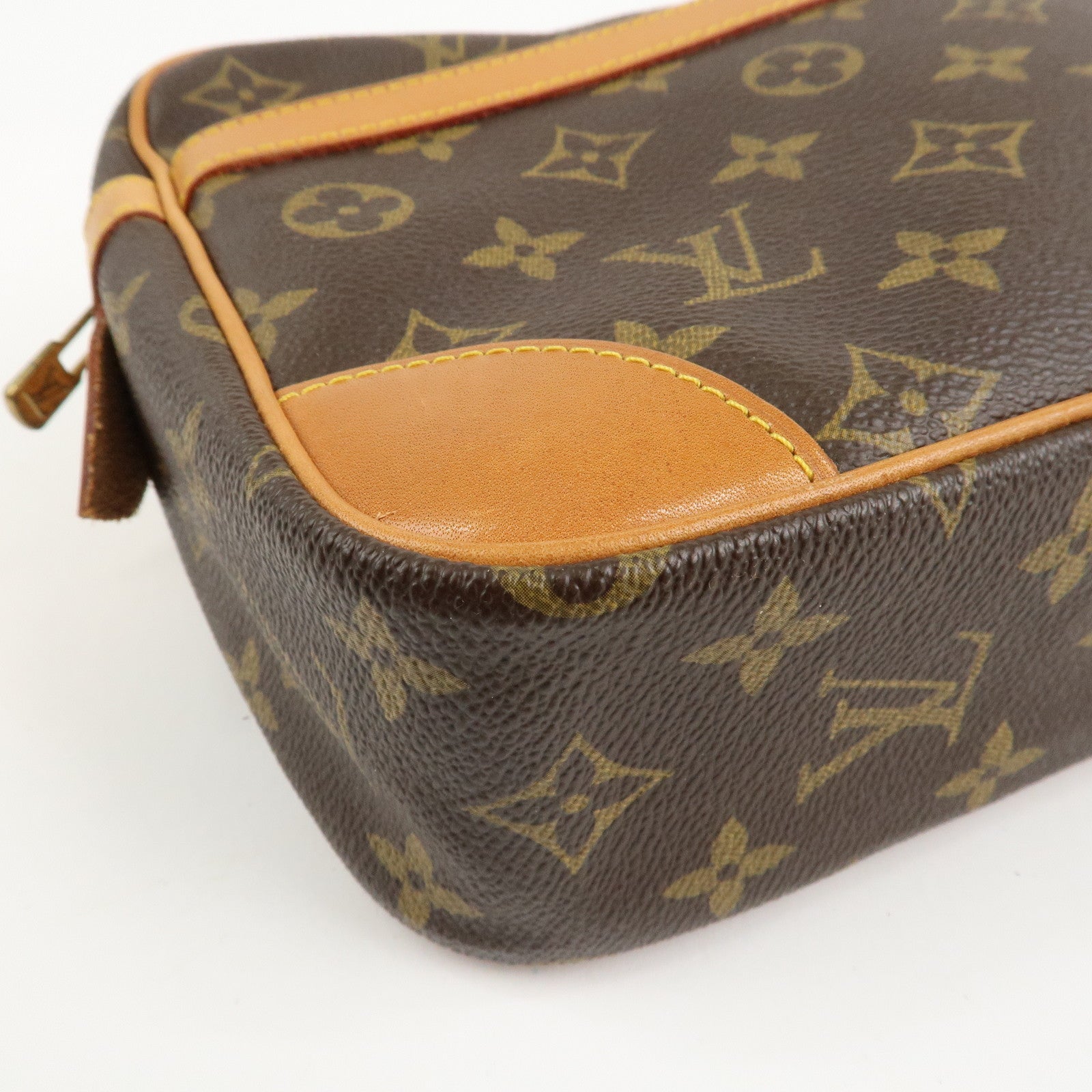 Louis Vuitton Monogram Compiegne 28 Pouch Clutch Bag M51845 Used