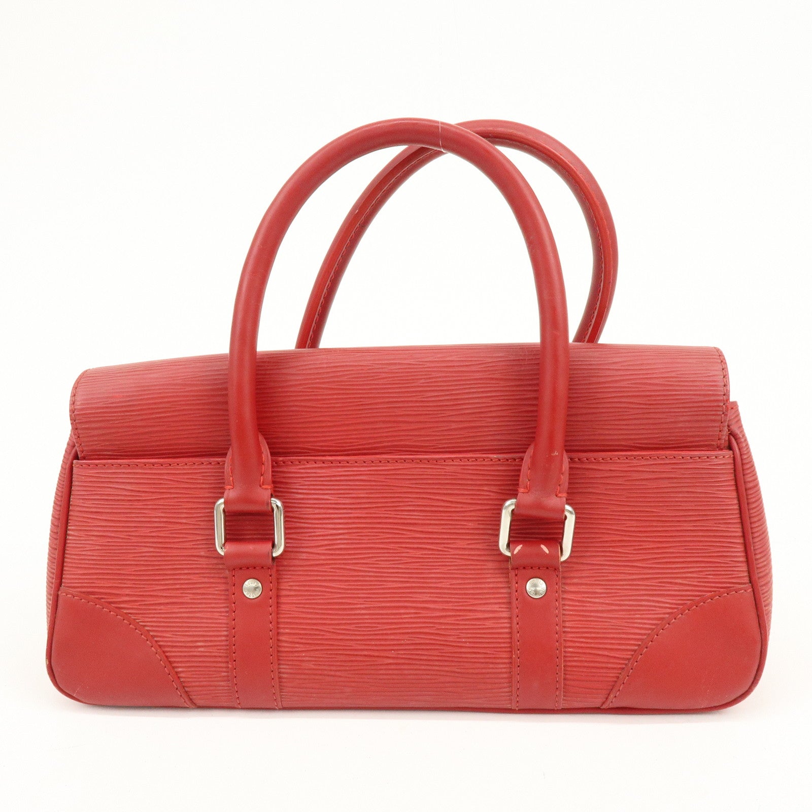Louis Vuitton Epi Leather Segur PM Hand Bag Rouge M5882E