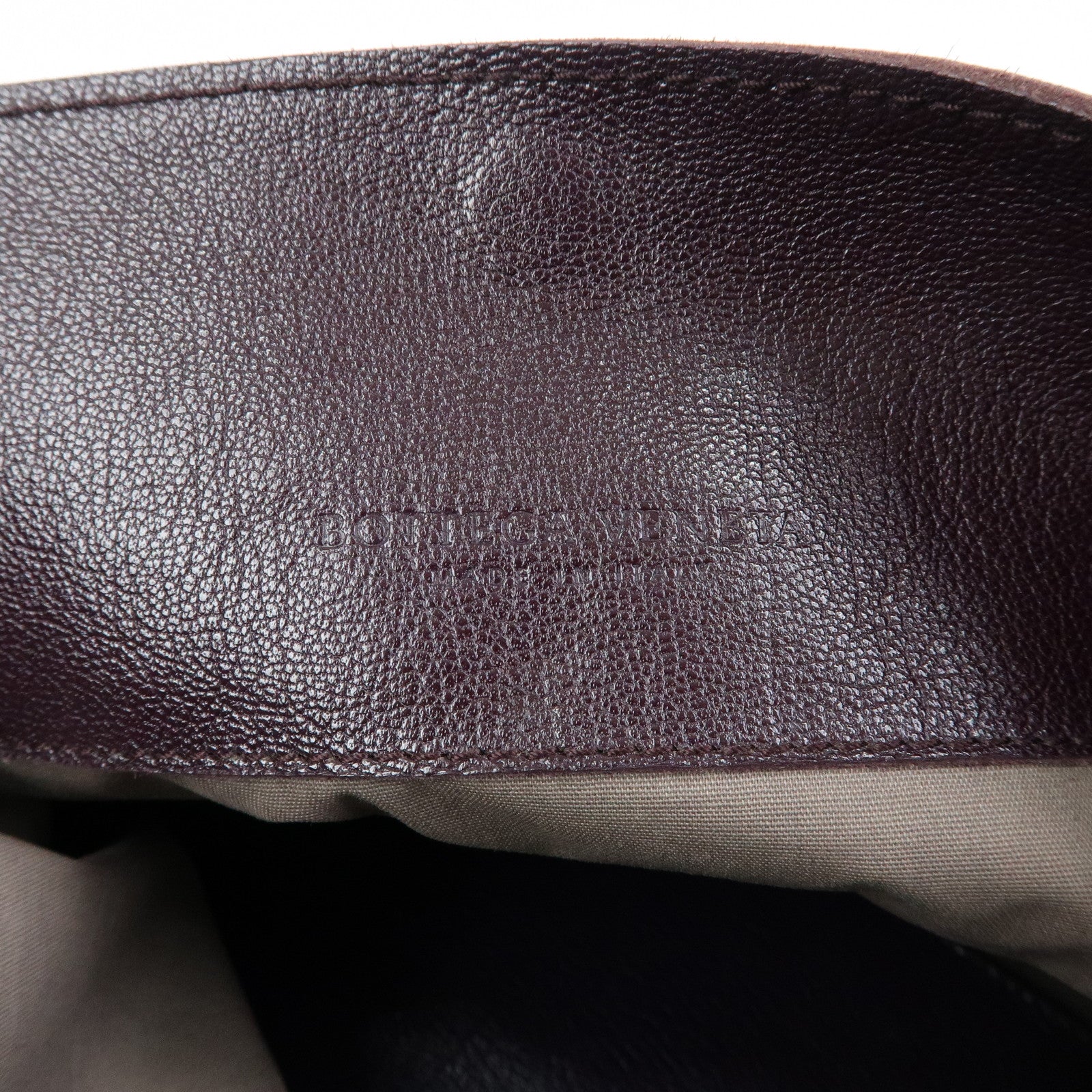 BOTTEGA VENETA Intrecciato Leather Shoulder Crossbody Bag Purple