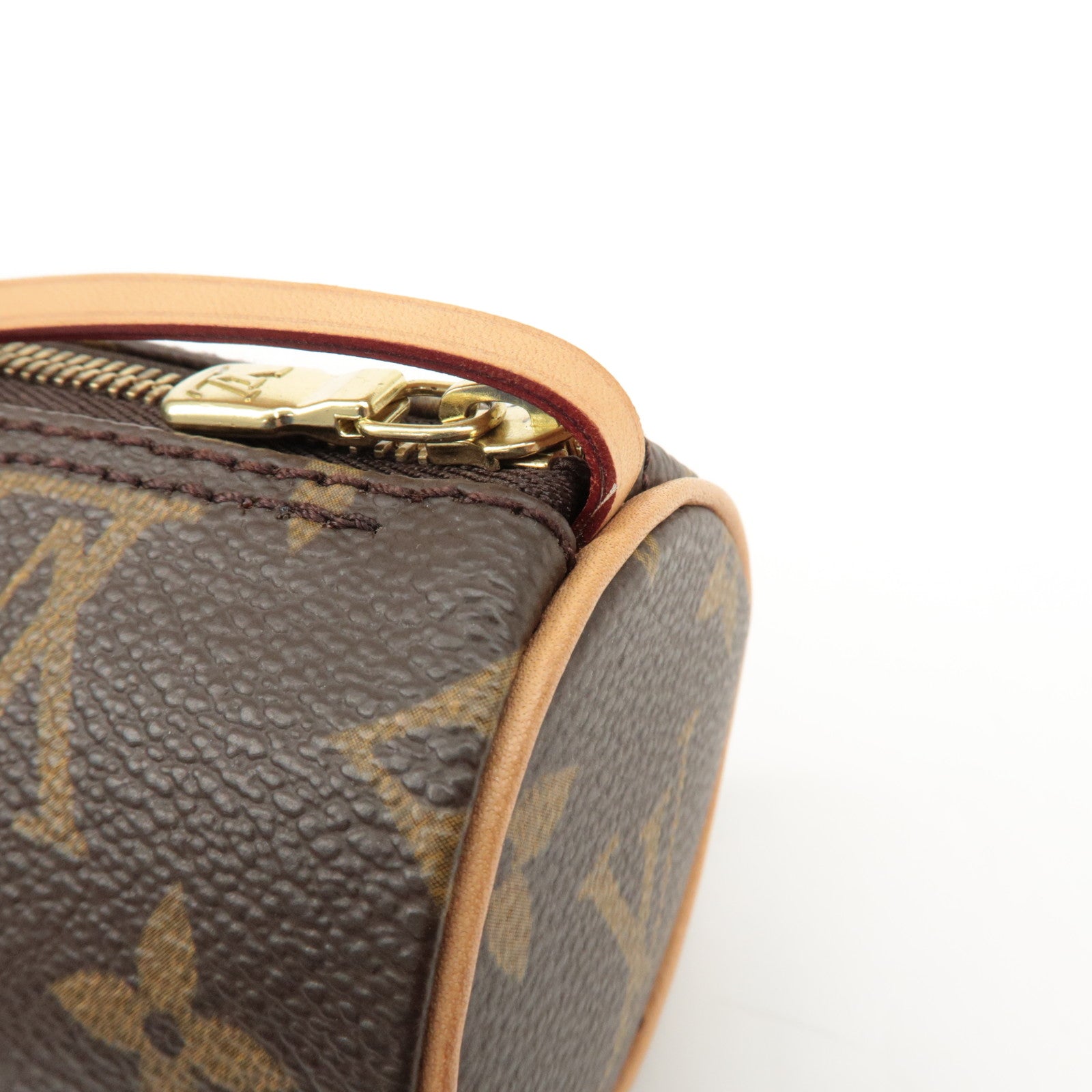 Louis Vuitton Monogram Mini Papillon Pouch for Papillon Bag Brown Used