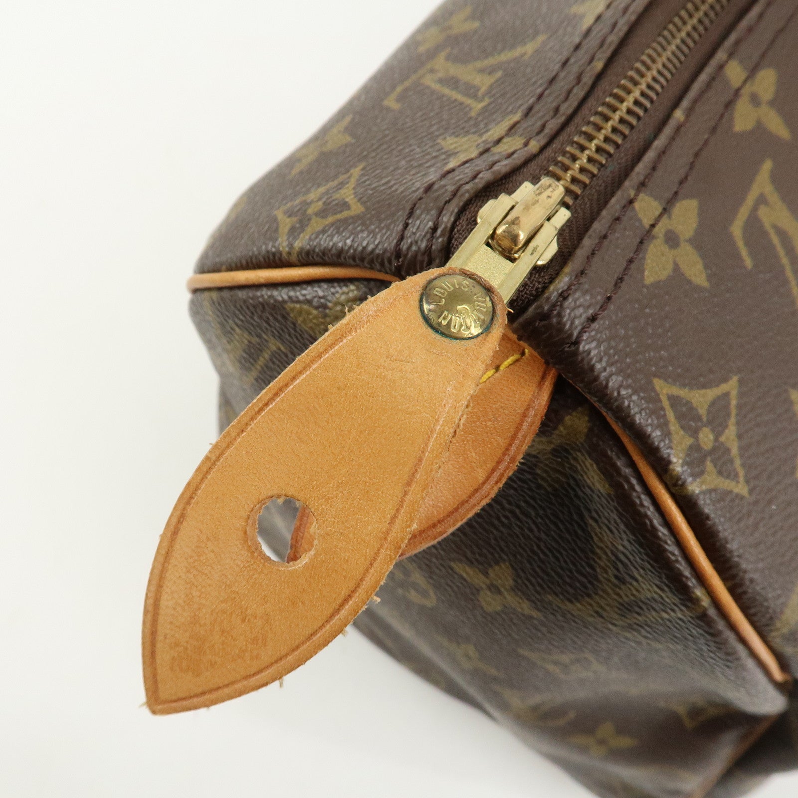 Louis Vuitton Monogram Speedy 40 Hand Bag Boston Bag Brown M41522