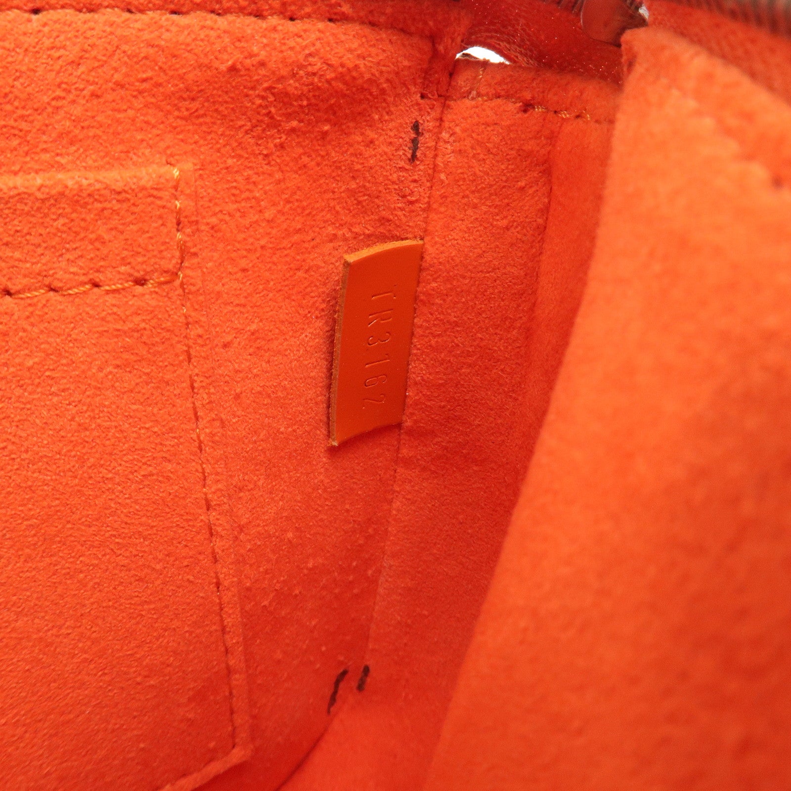 Louis Vuitton Epi Pochette Accessoires Pouch New Style Piment Orange M40778