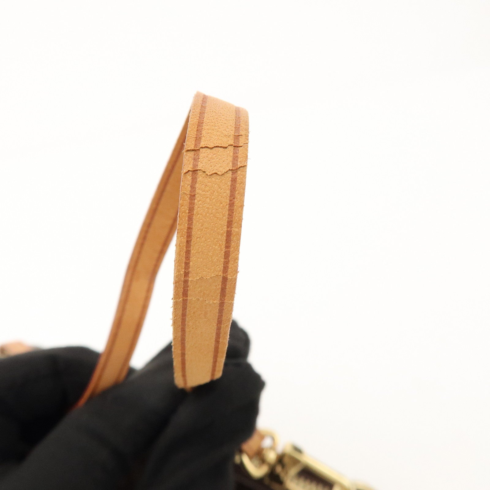 Louis Vuitton Monogram Mini Pouch for Papillon Bag Brown