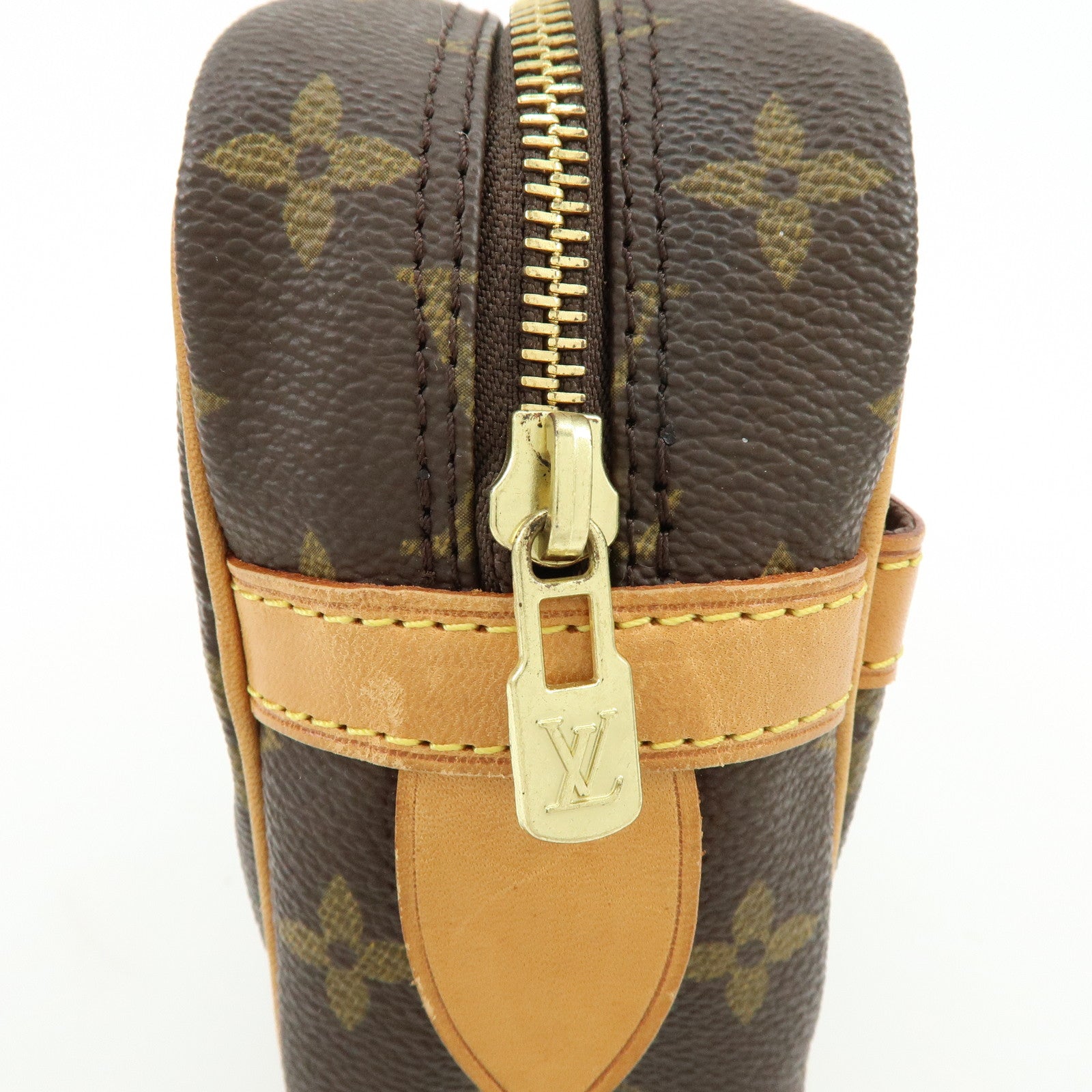 Louis Vuitton Monogram Compiegne 28 Pouch Clutch Bag Brown M51845