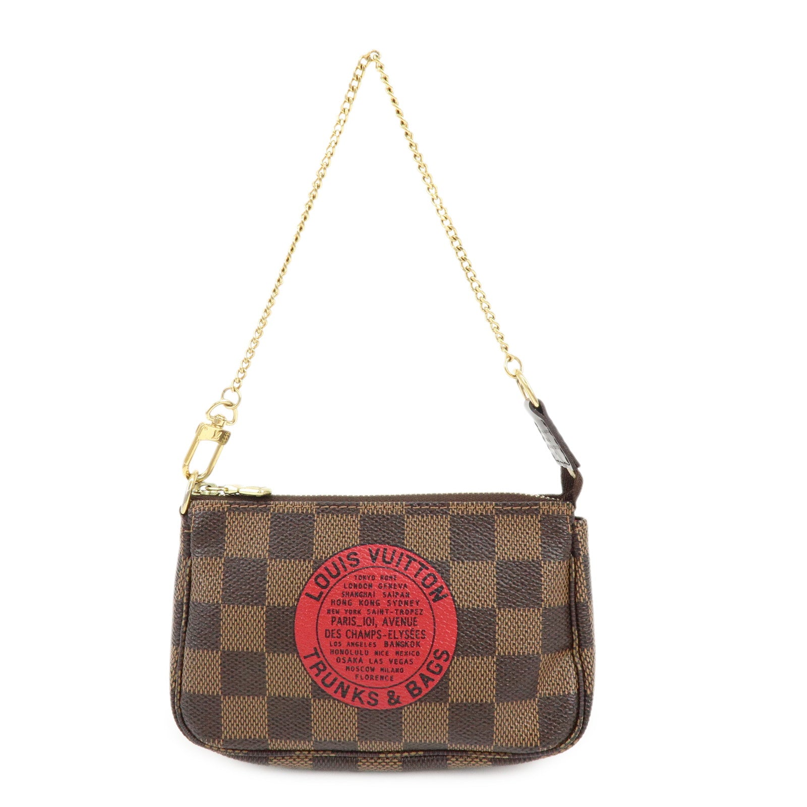 Louis Vuitton Damier T&B Mini Pochette Accessoires Pouch N58011
