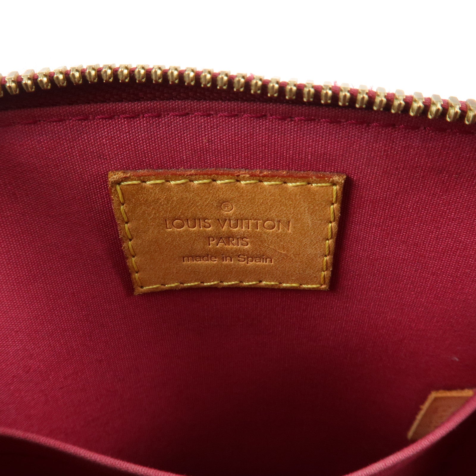 Louis Vuitton Monogram Vernis Alma BB 2Way Bag Rose Indien M91771 Used