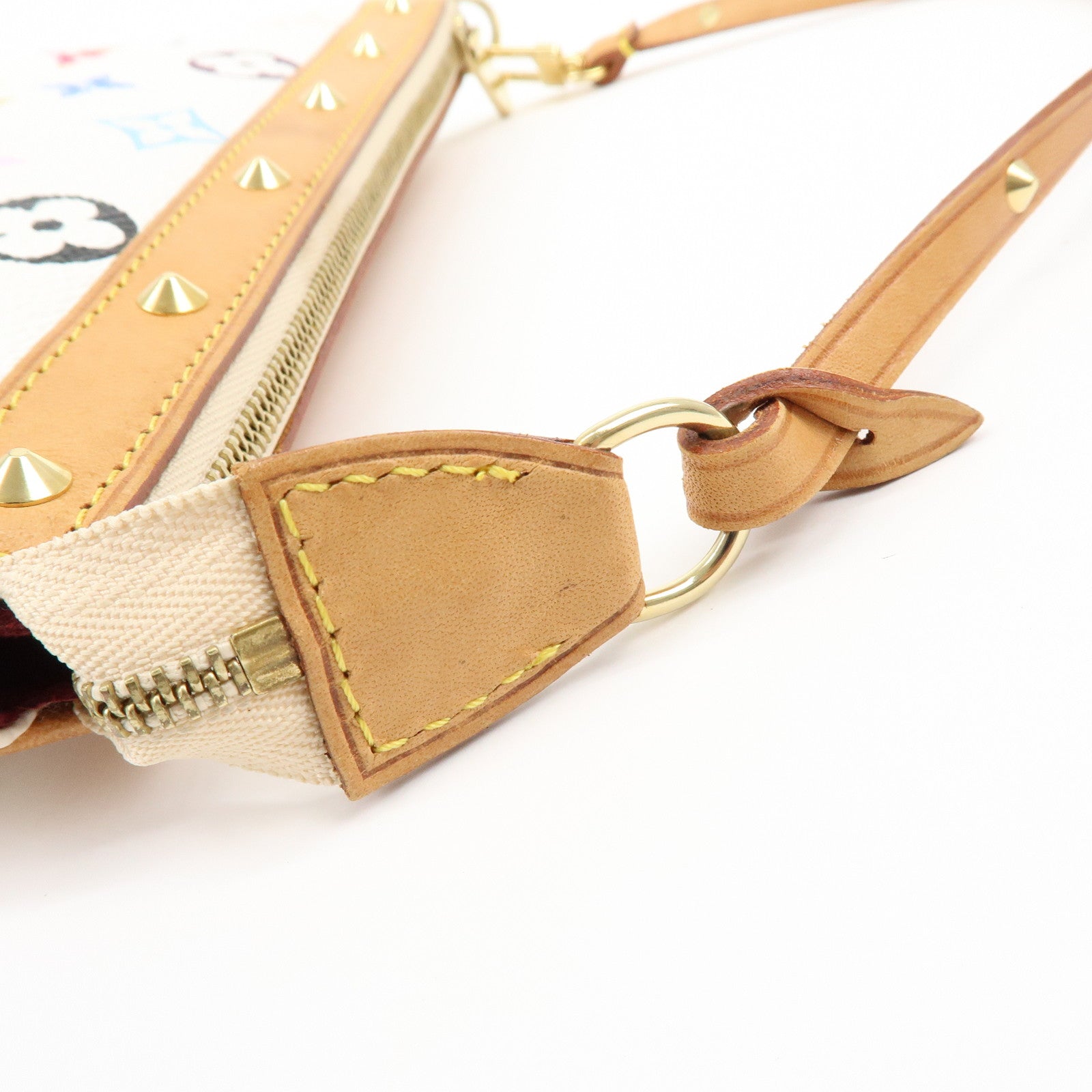 Louis Vuitton Monogram Multicolor Pochette Accessoires Blanc M92649
