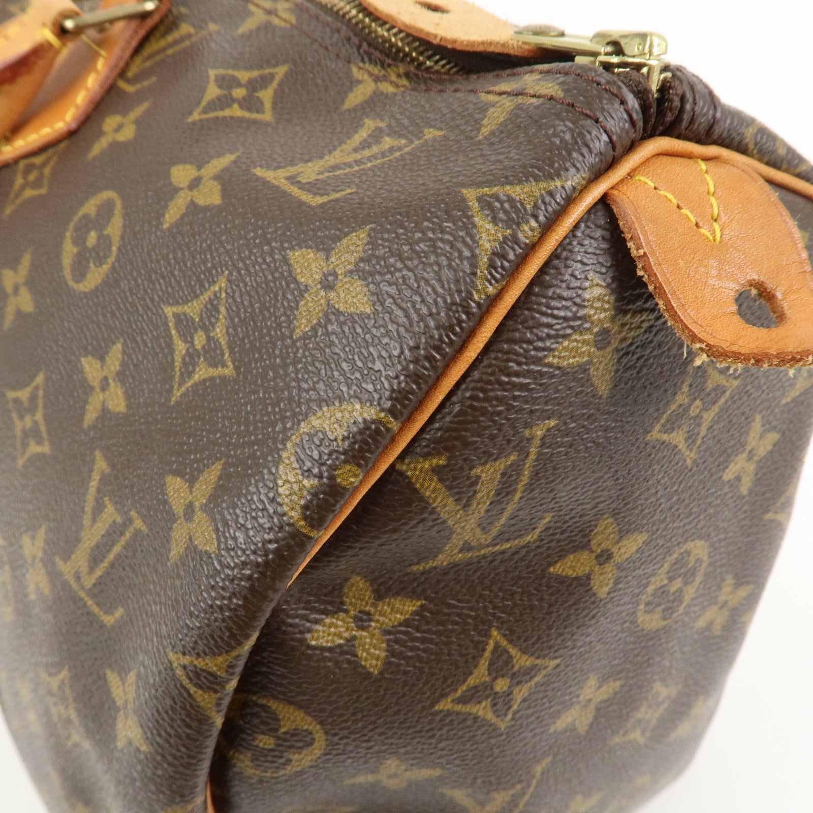 Louis Vuitton Monogram Speedy 40 Hand Bag Boston Bag Brown M41522