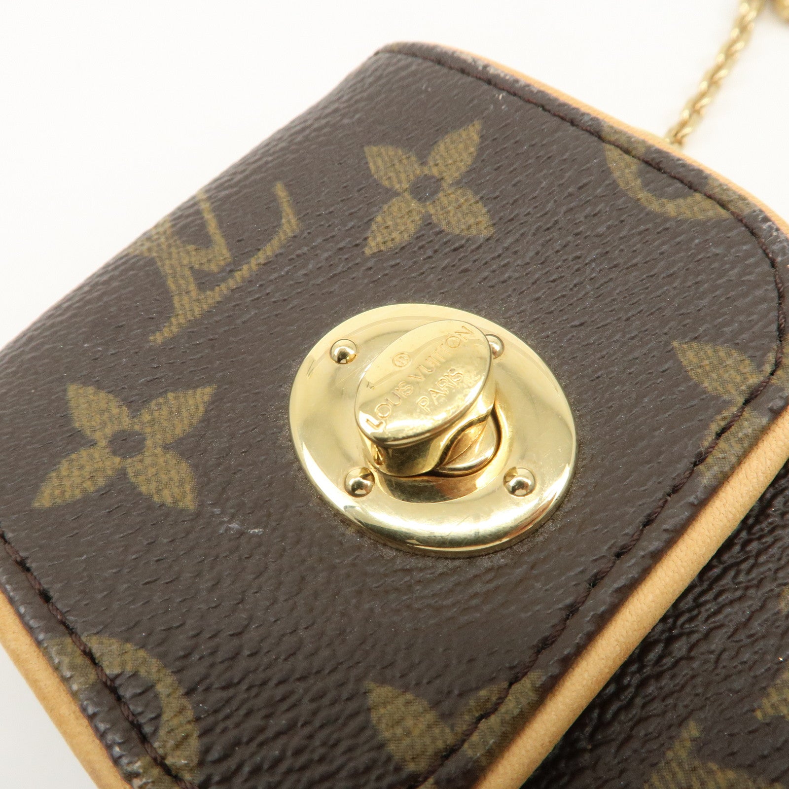 Louis Vuitton Monogram Pochette Tulum Mini Pouch Purse M60020