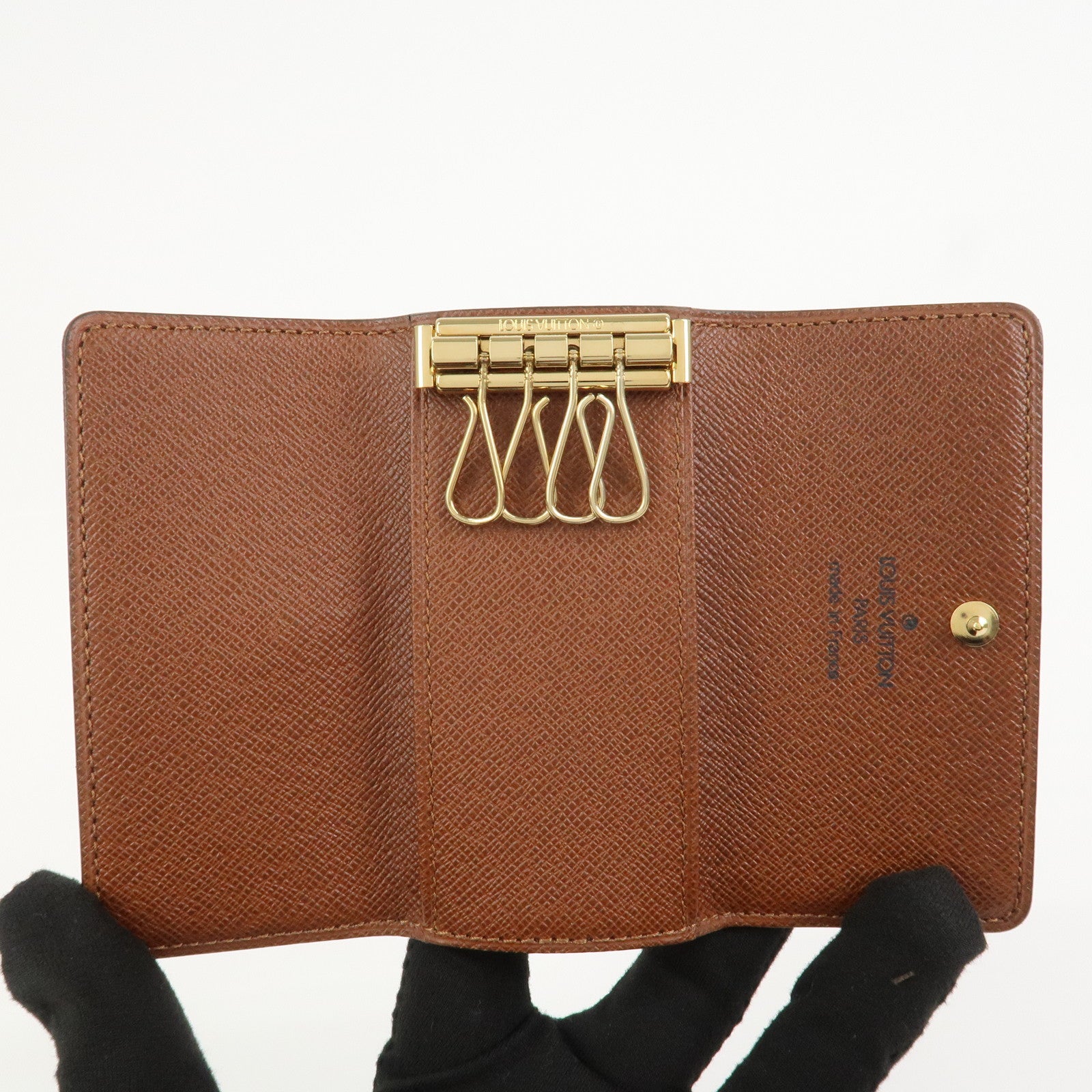 Louis Vuitton Monogram Multicles 4 Key Case Key Holder Brown M69517