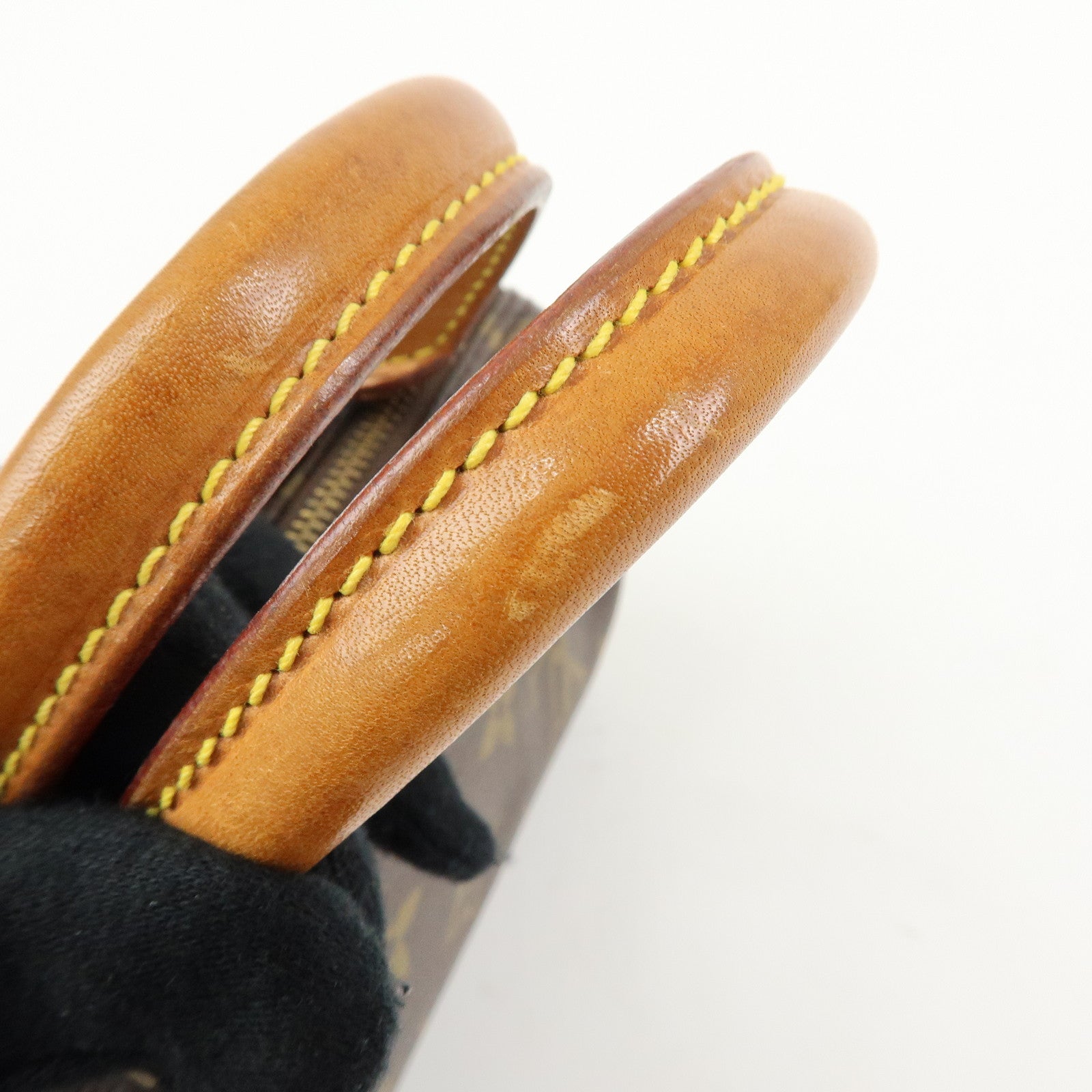 Louis Vuitton Monogram Mini Speedy Hand Bag & Strap Brown M41534