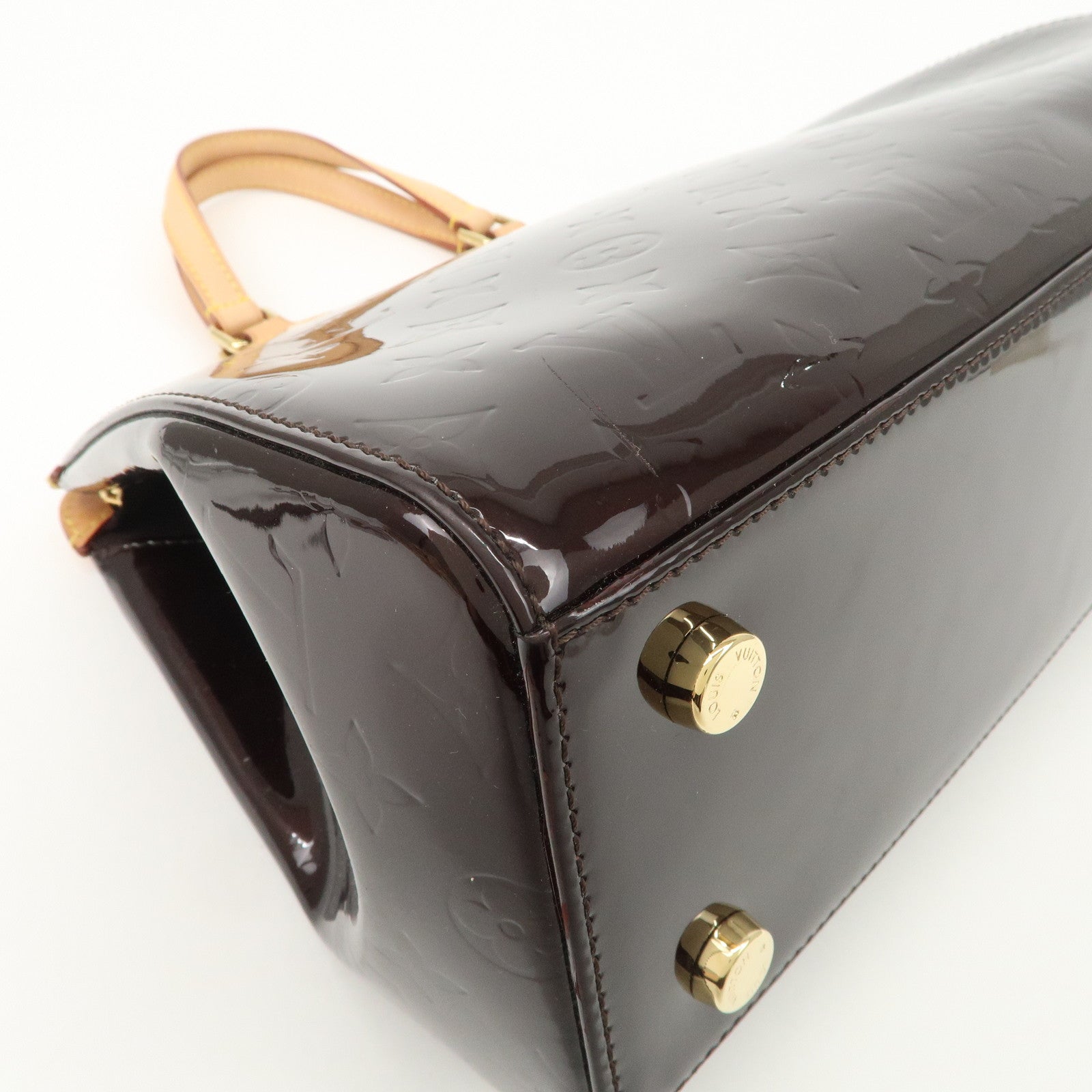 Louis Vuitton Vernis Brea MM 2Way Hand Bag Shoulder Bag Amarante M91619