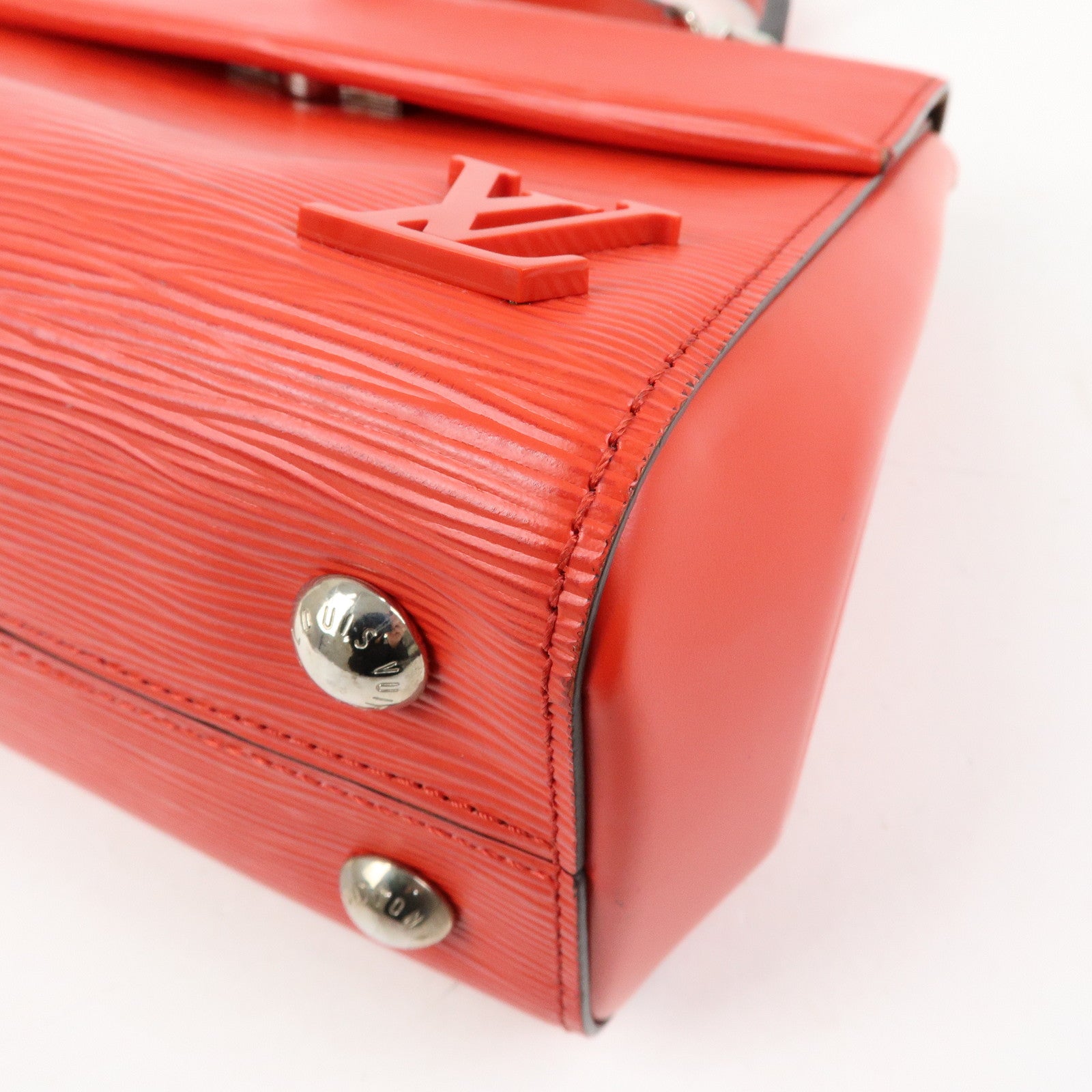 Louis Vuitton Epi Cluny BB Hand Bag Shoulder Bag Coquelicot M41337