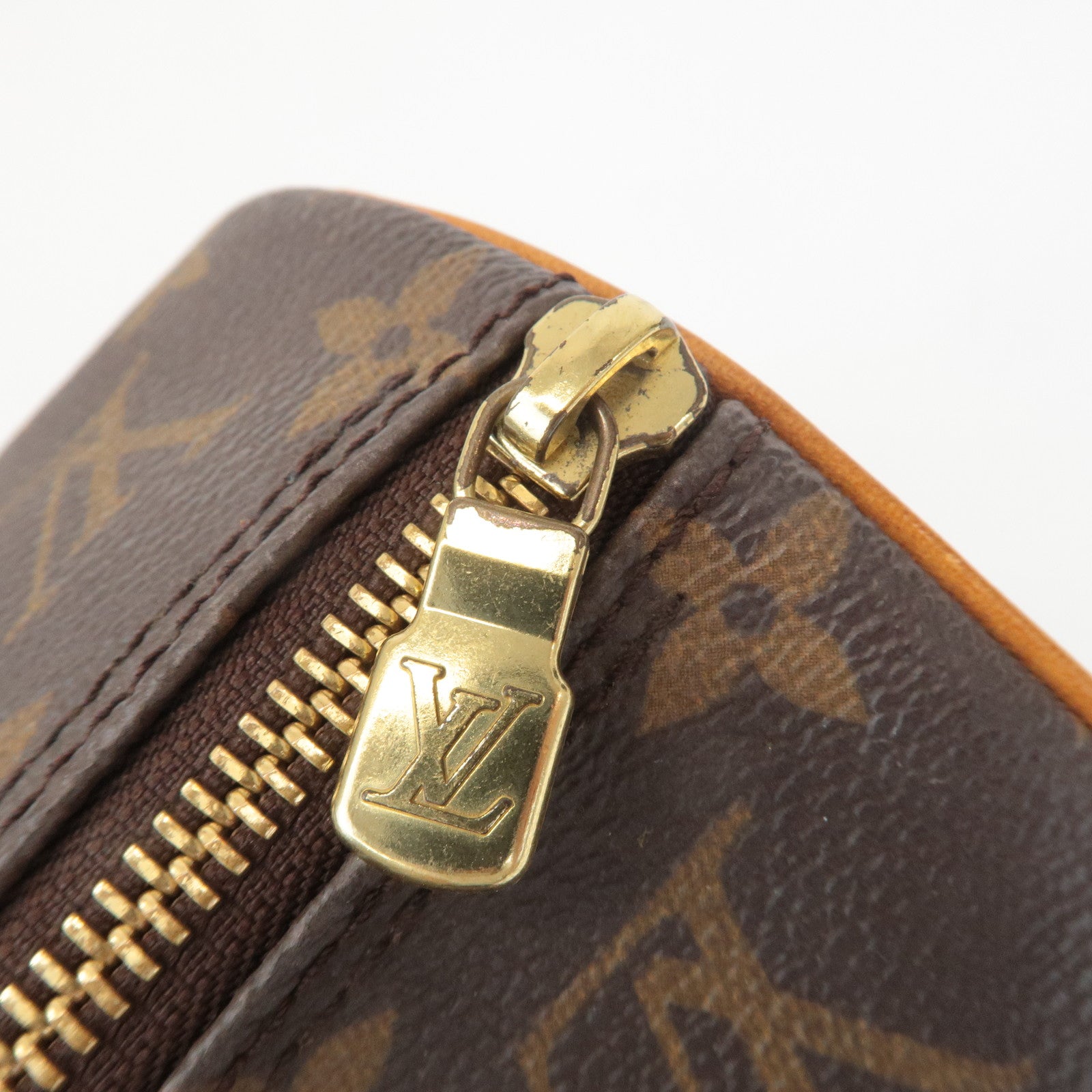 Louis Vuitton Monogram Papillon 30 Hand Bag New Style Brown M51385