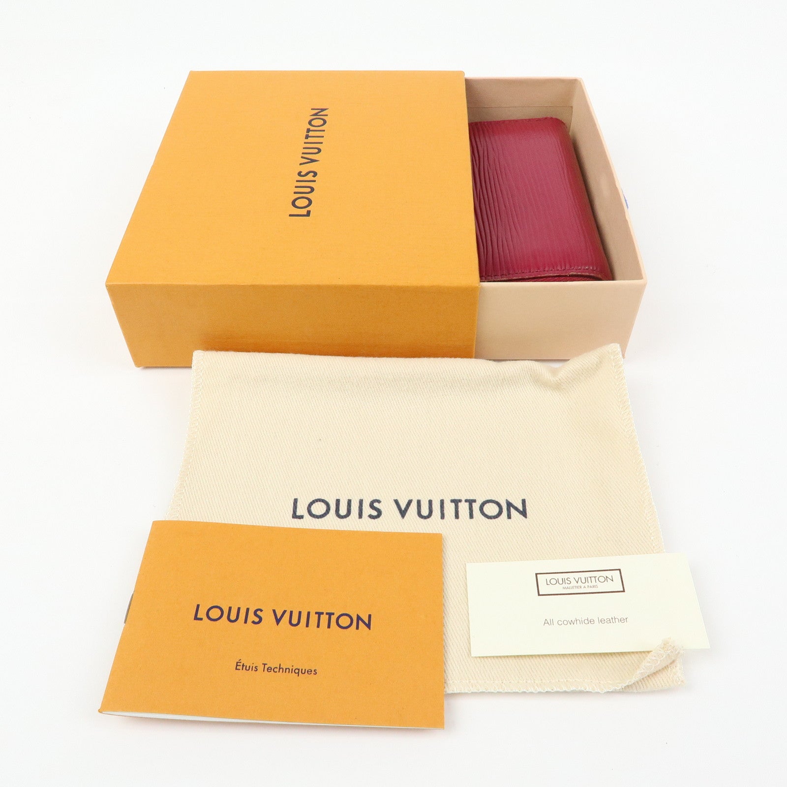 Louis Vuitton Epi Zippy Coin Purse Coin Case Fuchsia M60383