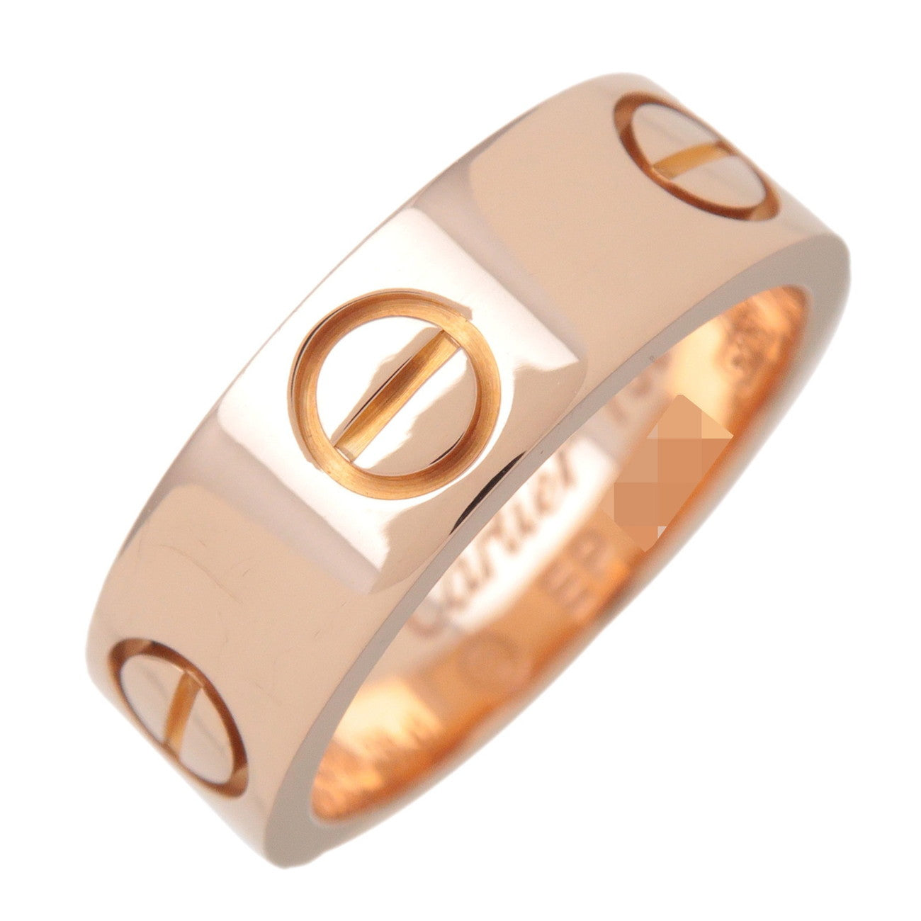 Cartier Love Ring #47 750PG Rose Gold US4-4.5 EU47 HK9
