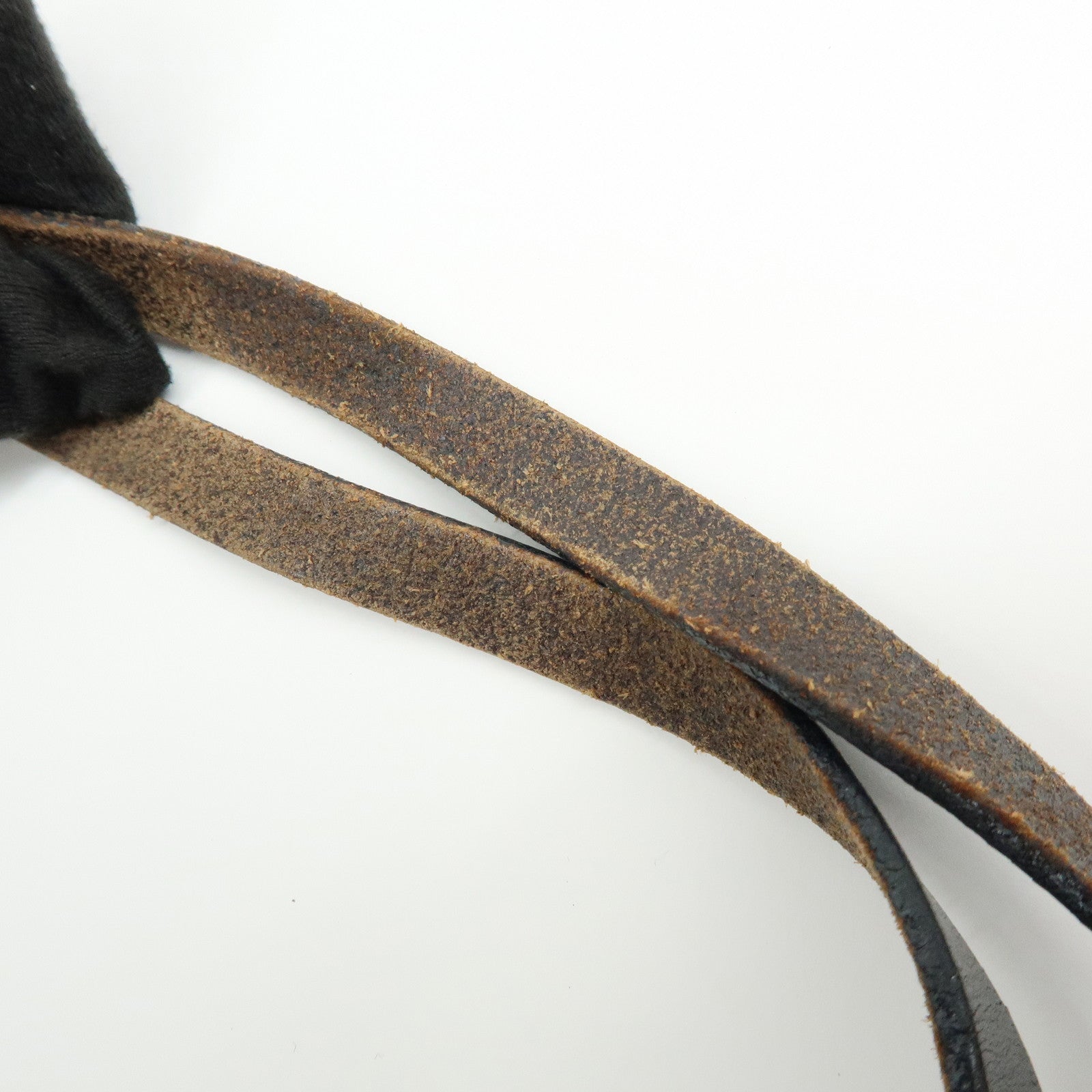 FENDI Zucca Canvas Leather Tote Bag Shoulder Bag Black 15785