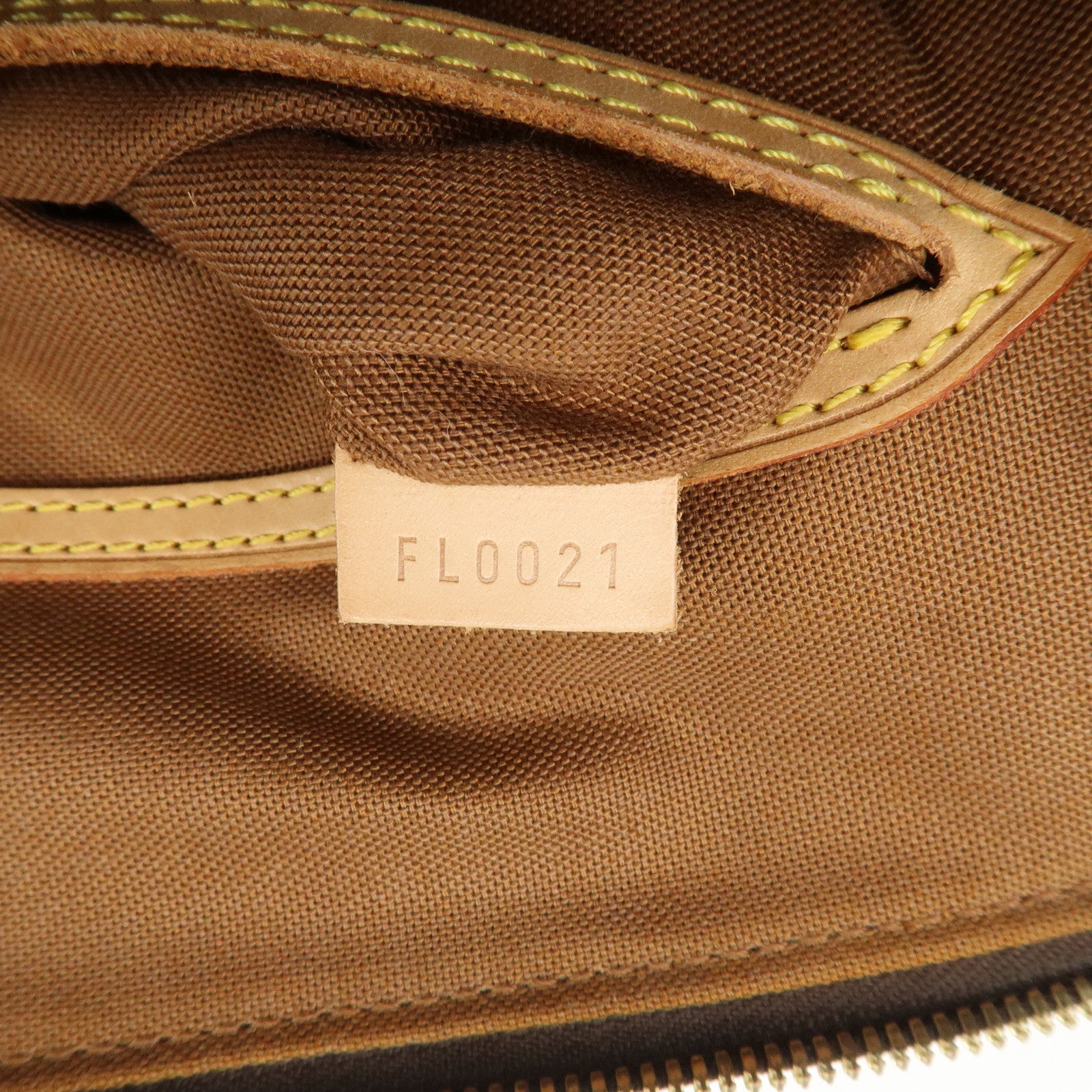 Louis Vuitton Monogram Alma PM Hand Bag Brown M51130 Used