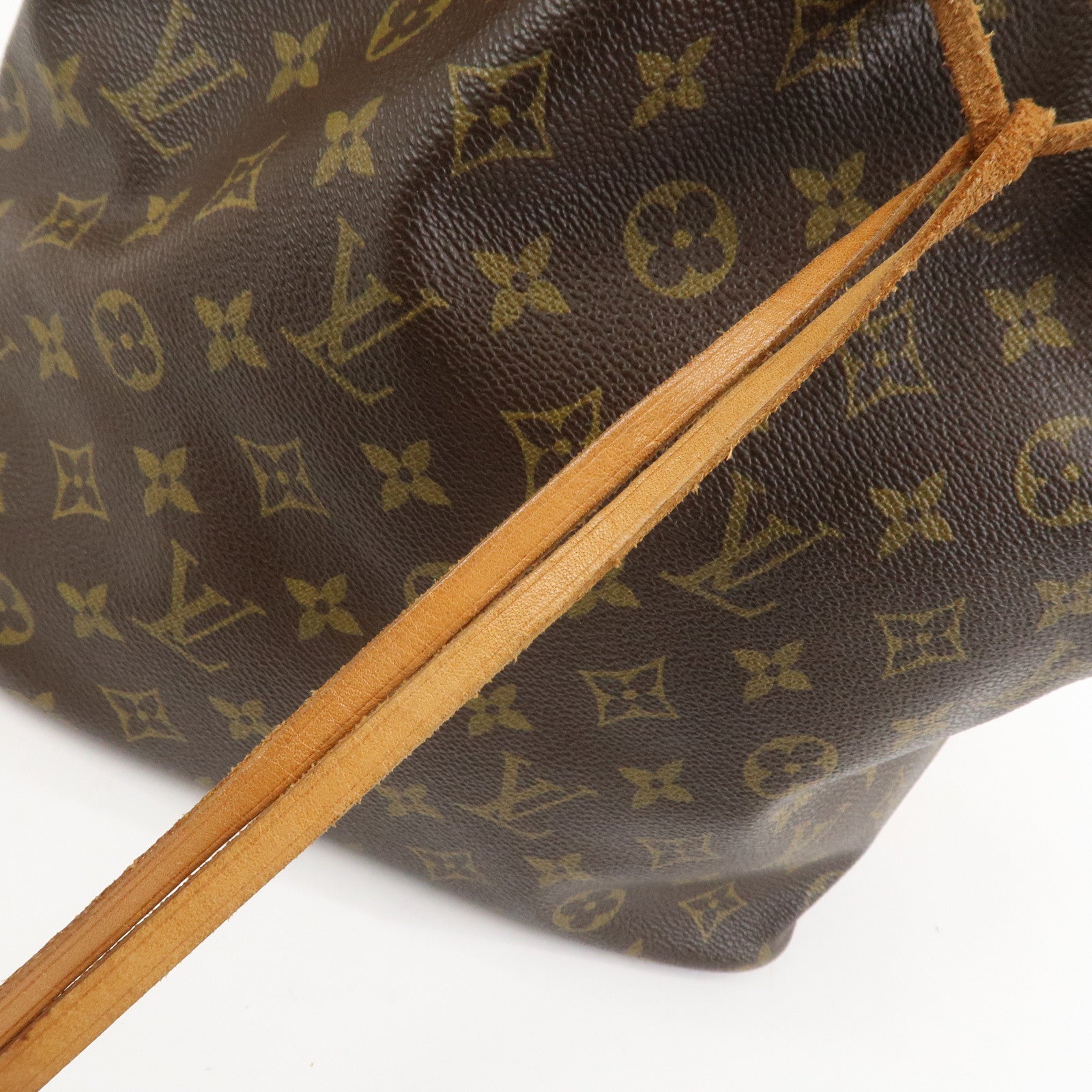 Louis Vuitton Monogram Petit Noe Shoulder Bag Brown M42226