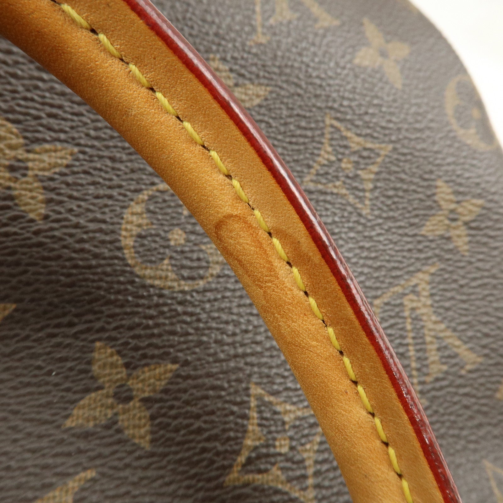 Louis Vuitton Monogram Pallas Hand Bag Shoulder Bag Avana M40907