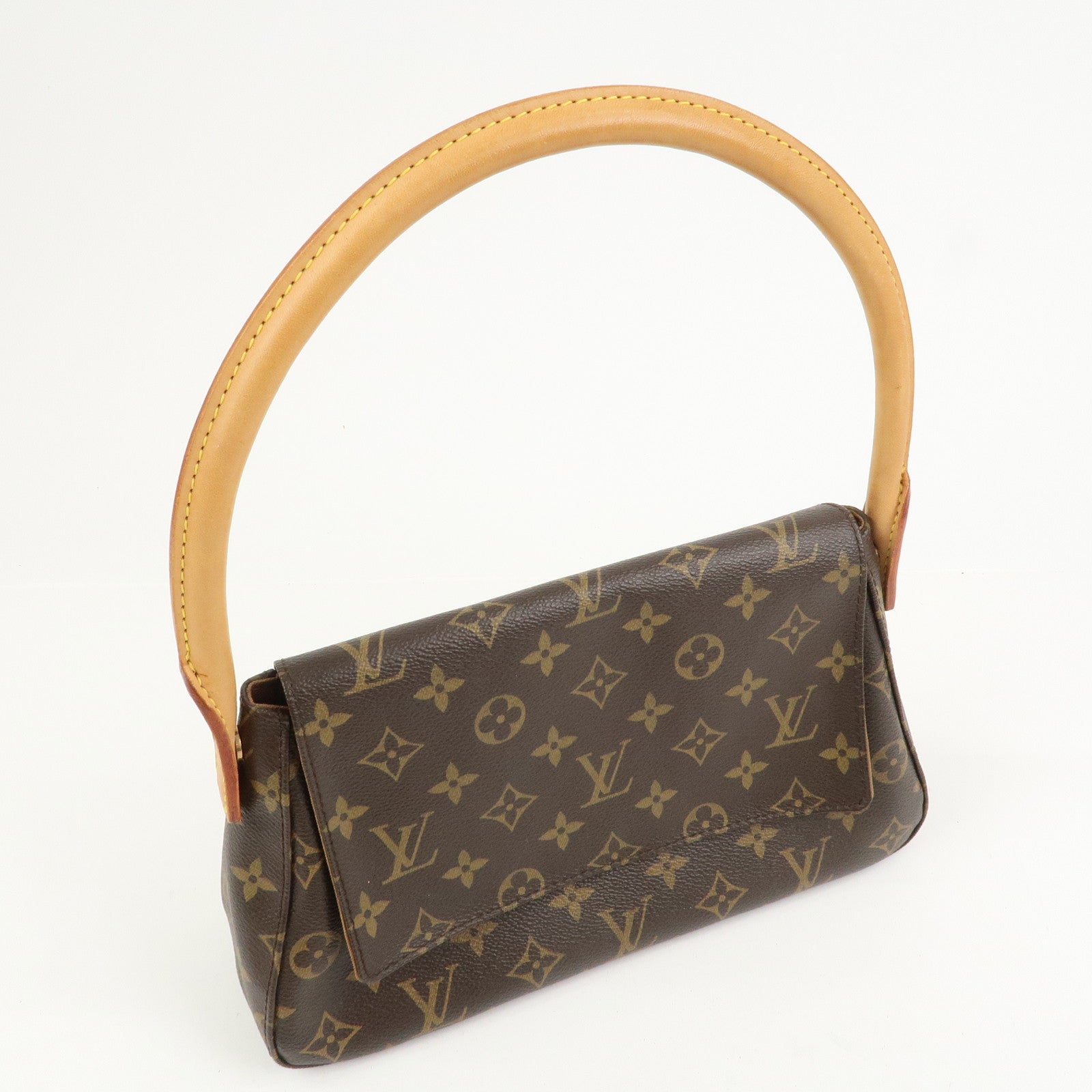 Louis Vuitton Monogram Mini Looping Shoulder Bag Brown M51147