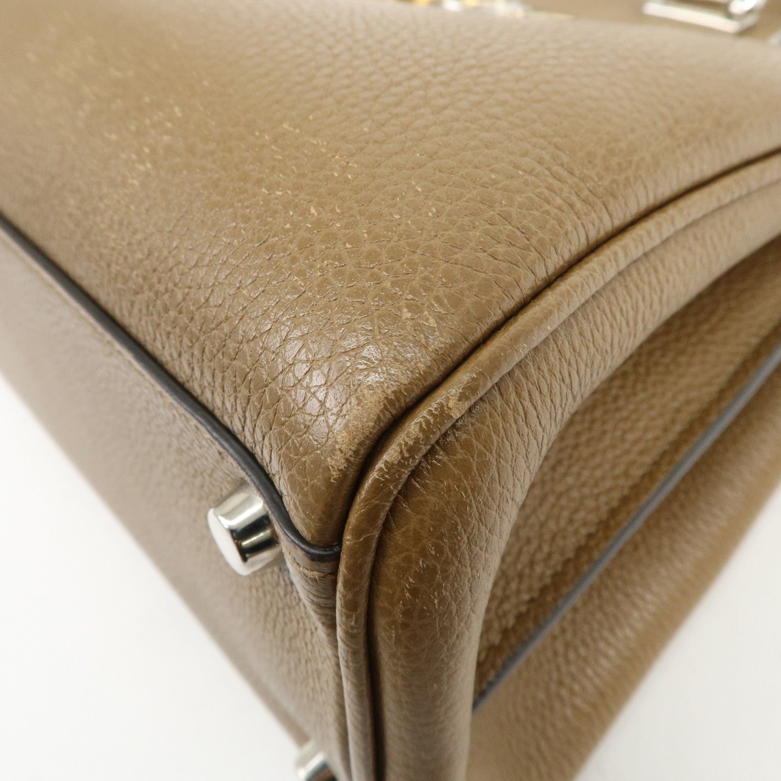 GUCCI Zumi Leather 2Way Bag Hand Bag Shoulder Bag Brown 569712