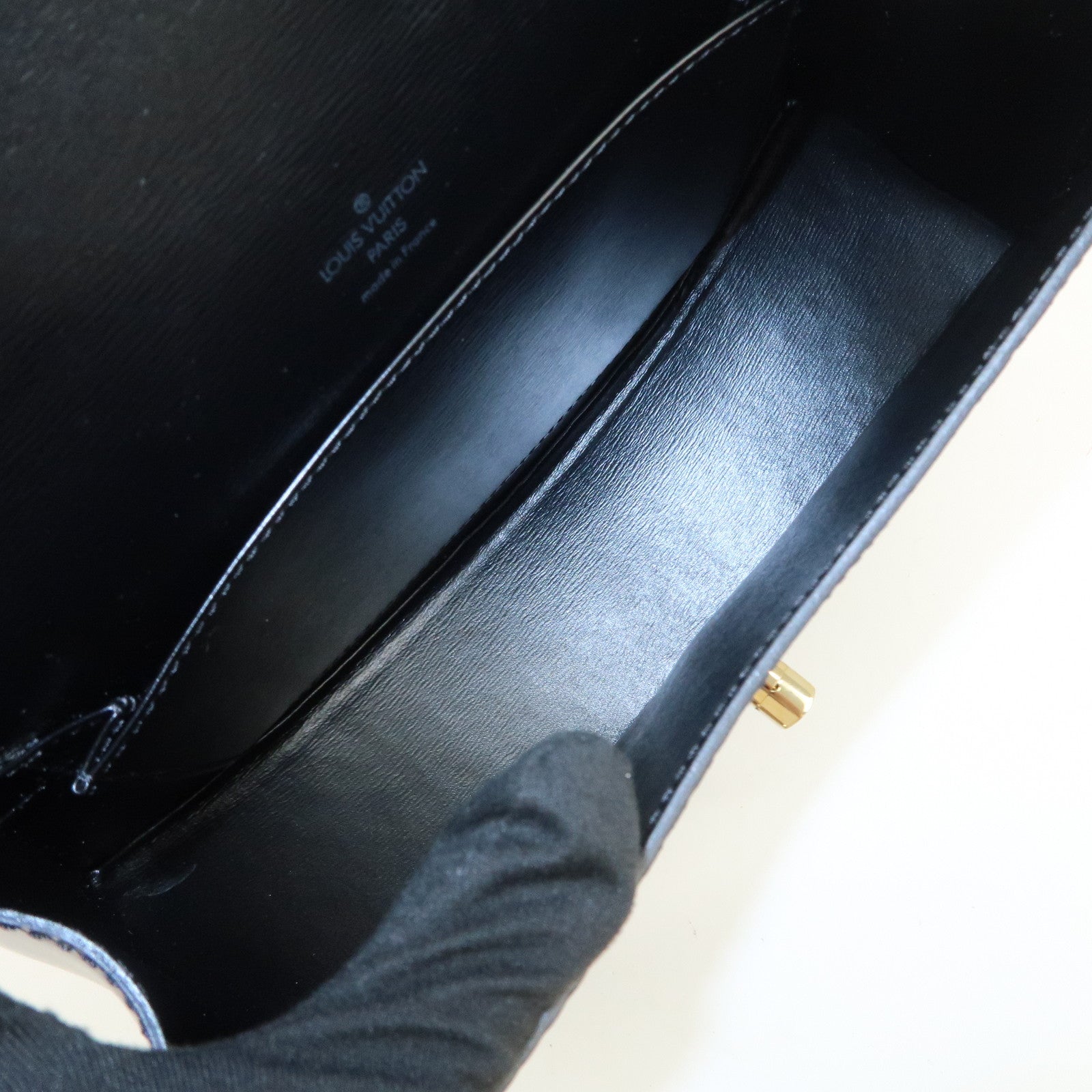 Louis Vuitton Epi Tilsit Shoulder Bag Hand Bag Noir M52482
