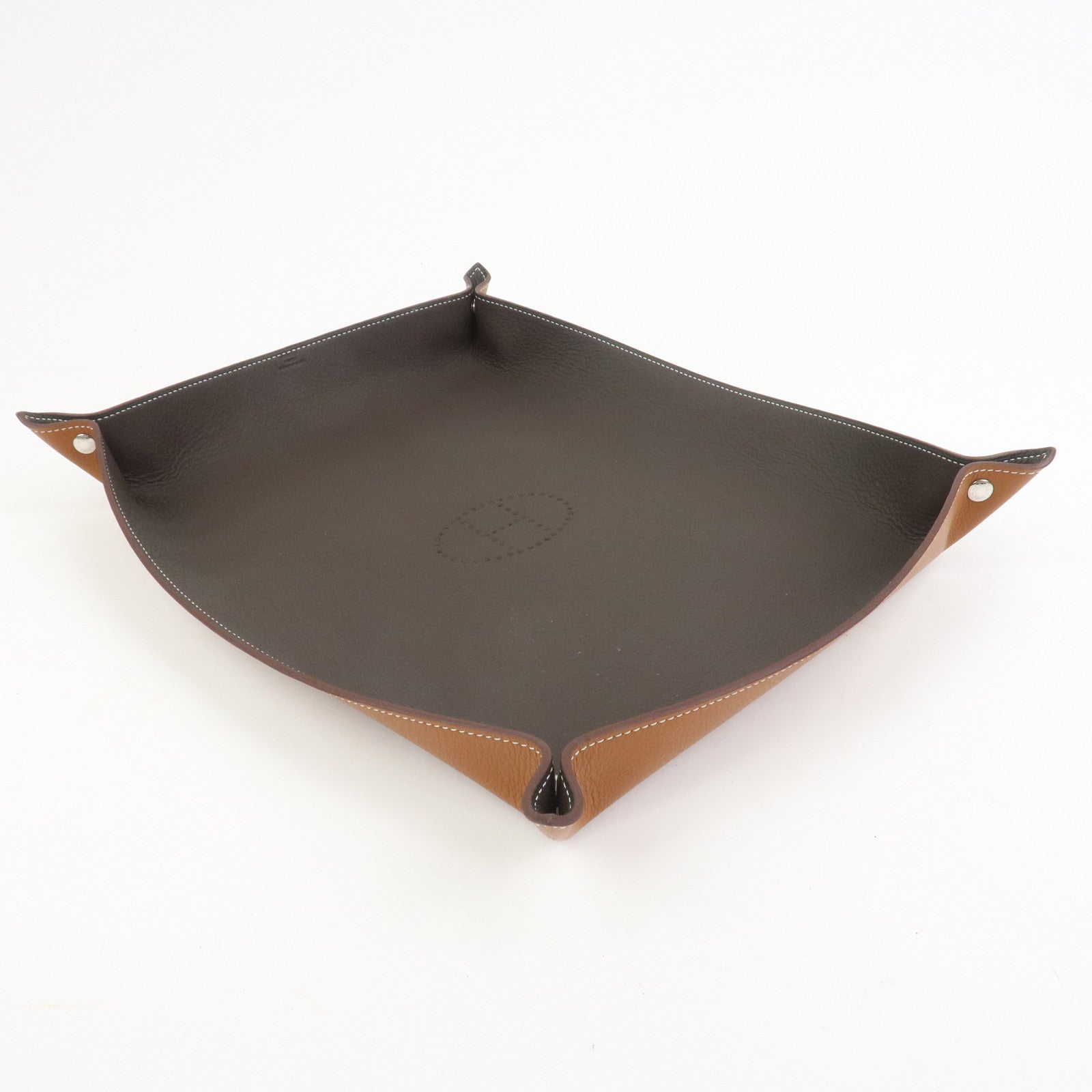 HERMES Mises et Relances Desk Taurillon Leather Mail Tray U Stamped