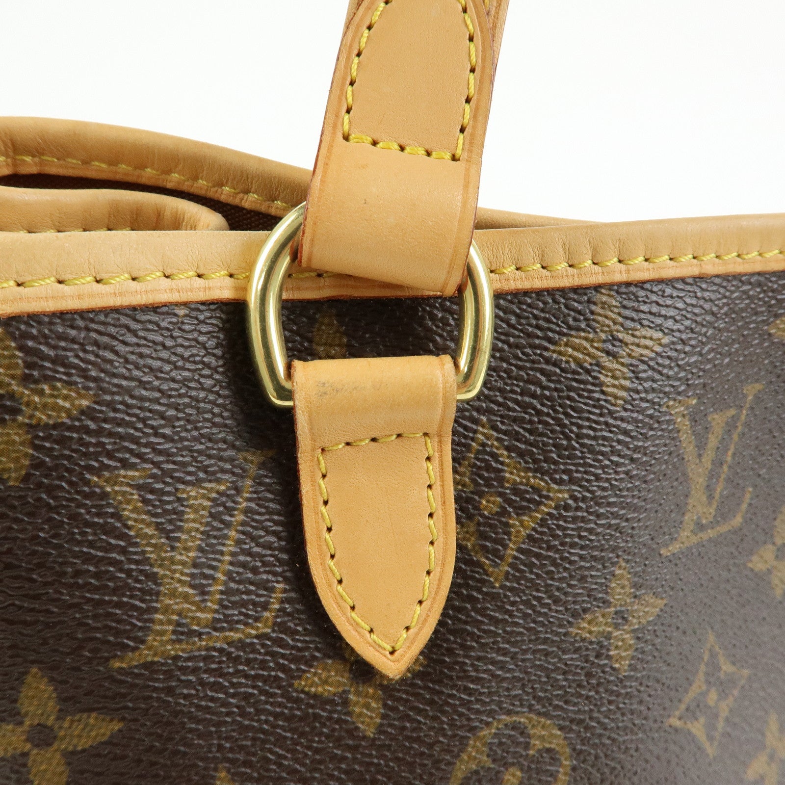 Louis Vuitton Monogram Batignolles Canvas Tote Bag Hand Bag M51156