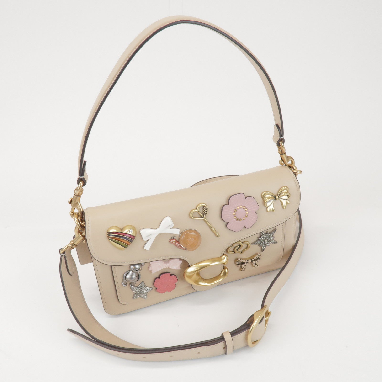 COACH Tabby 26 Leather 2Way Shoulder Hand Bag Japan Exclusive Ivory