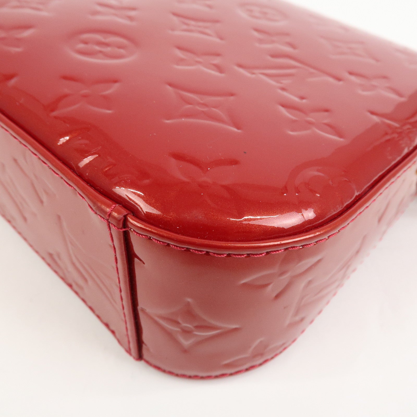 Louis Vuitton Monogram Vernis Rodeo Drive Shoulder Bag Red M93599