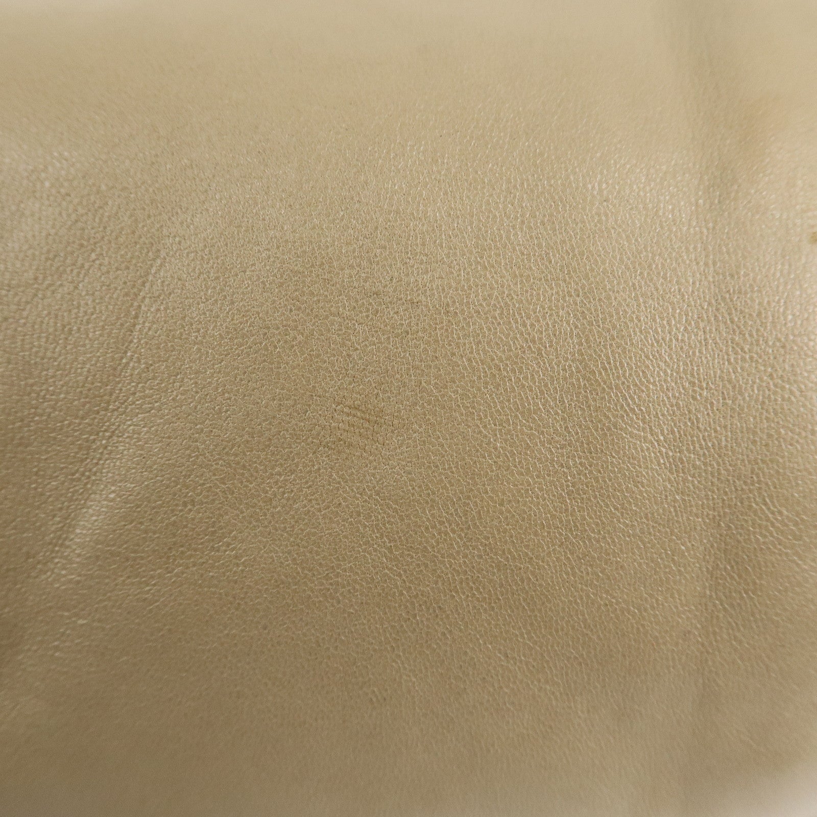 LOEWE Leather Shoulder Bag Crossbody Bag Beige White Used