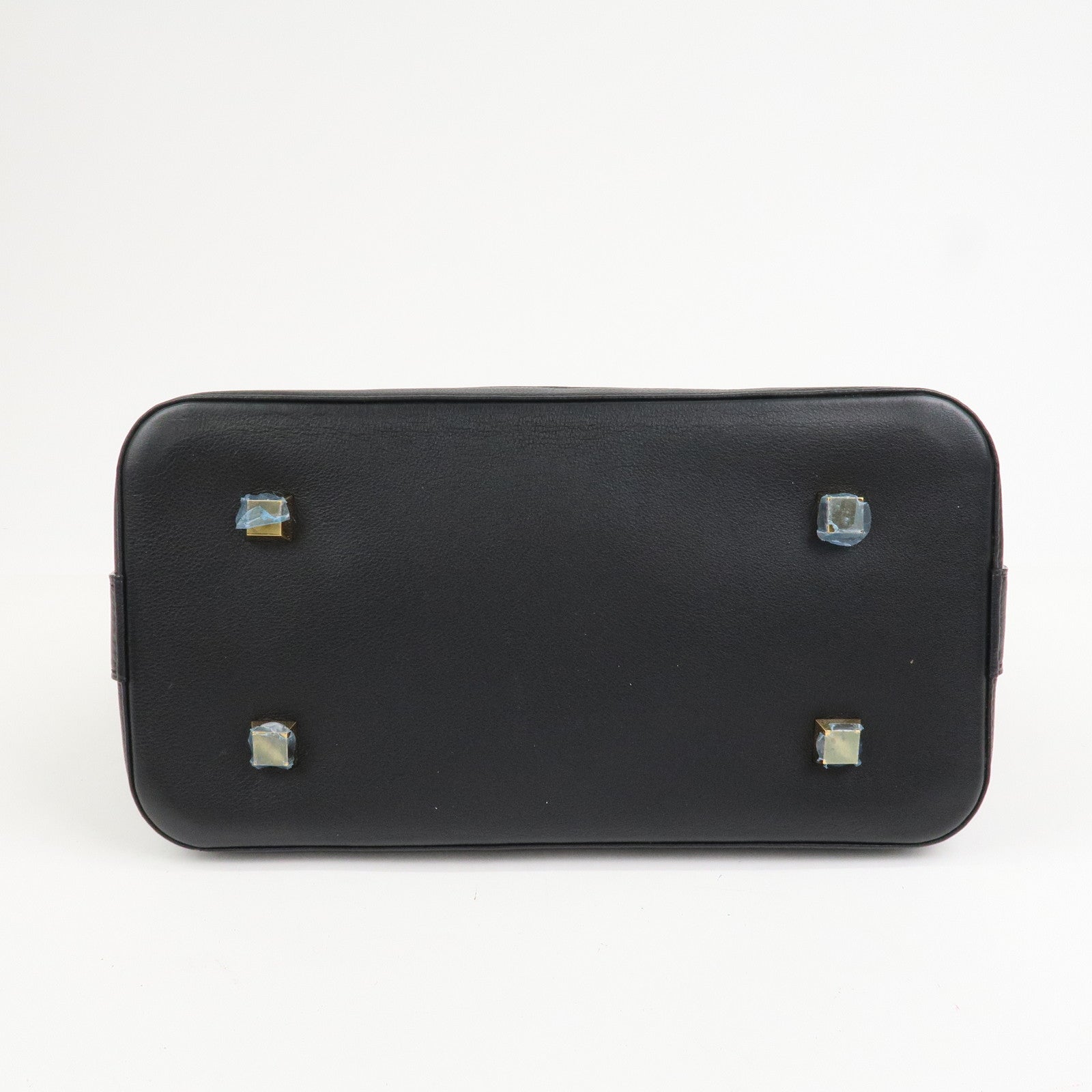 Louis Vuitton Monogram Eclipse Alma Hand Bag Ambre Brown M40245