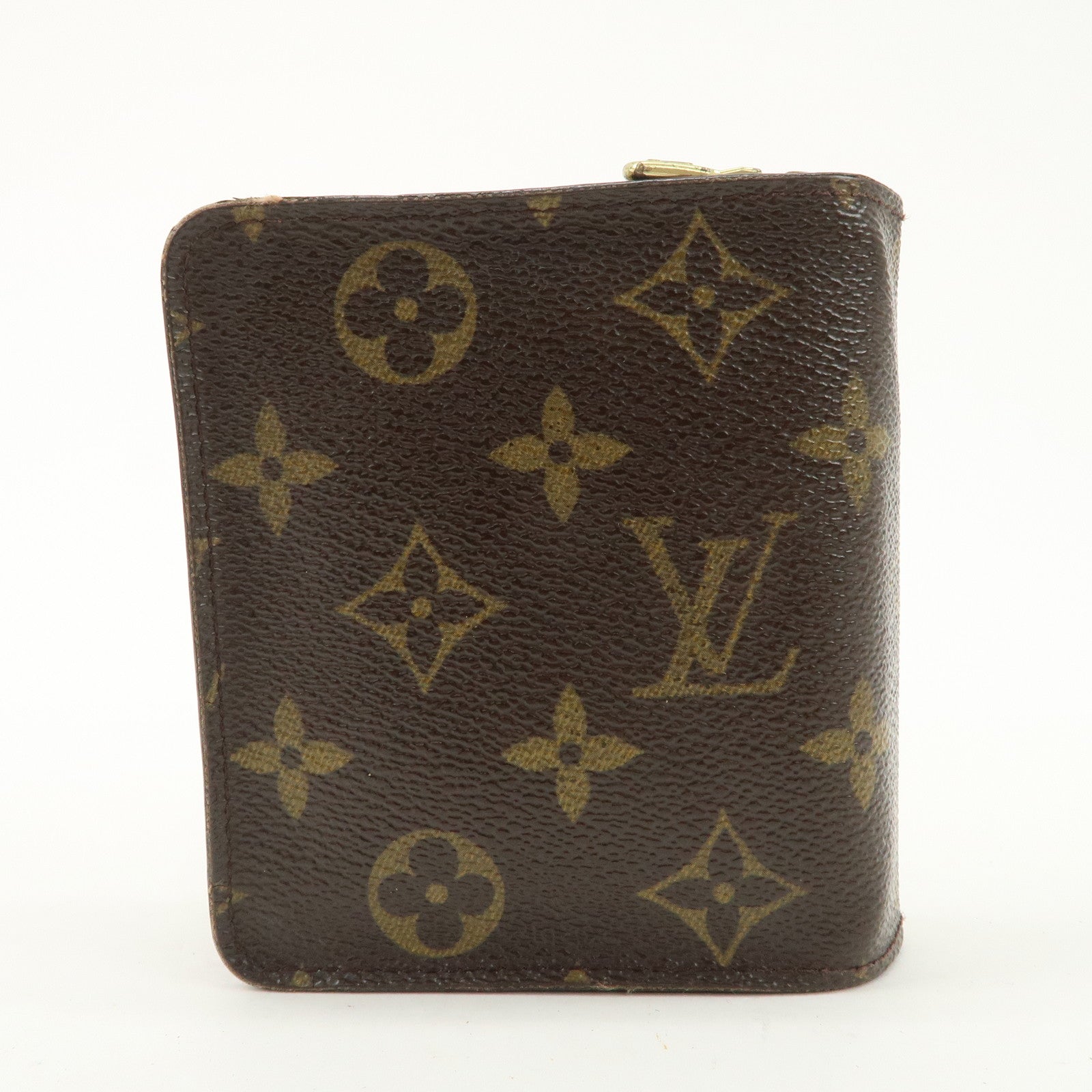 Louis Vuitton Louis Monogram Compact Small Zippy Wallet M61667 Used