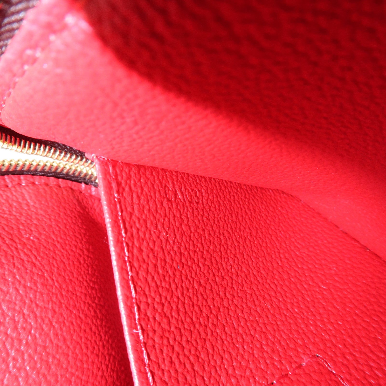 Louis Vuitton Damier Pochette Cosmetic PM Pouch Brown N47516