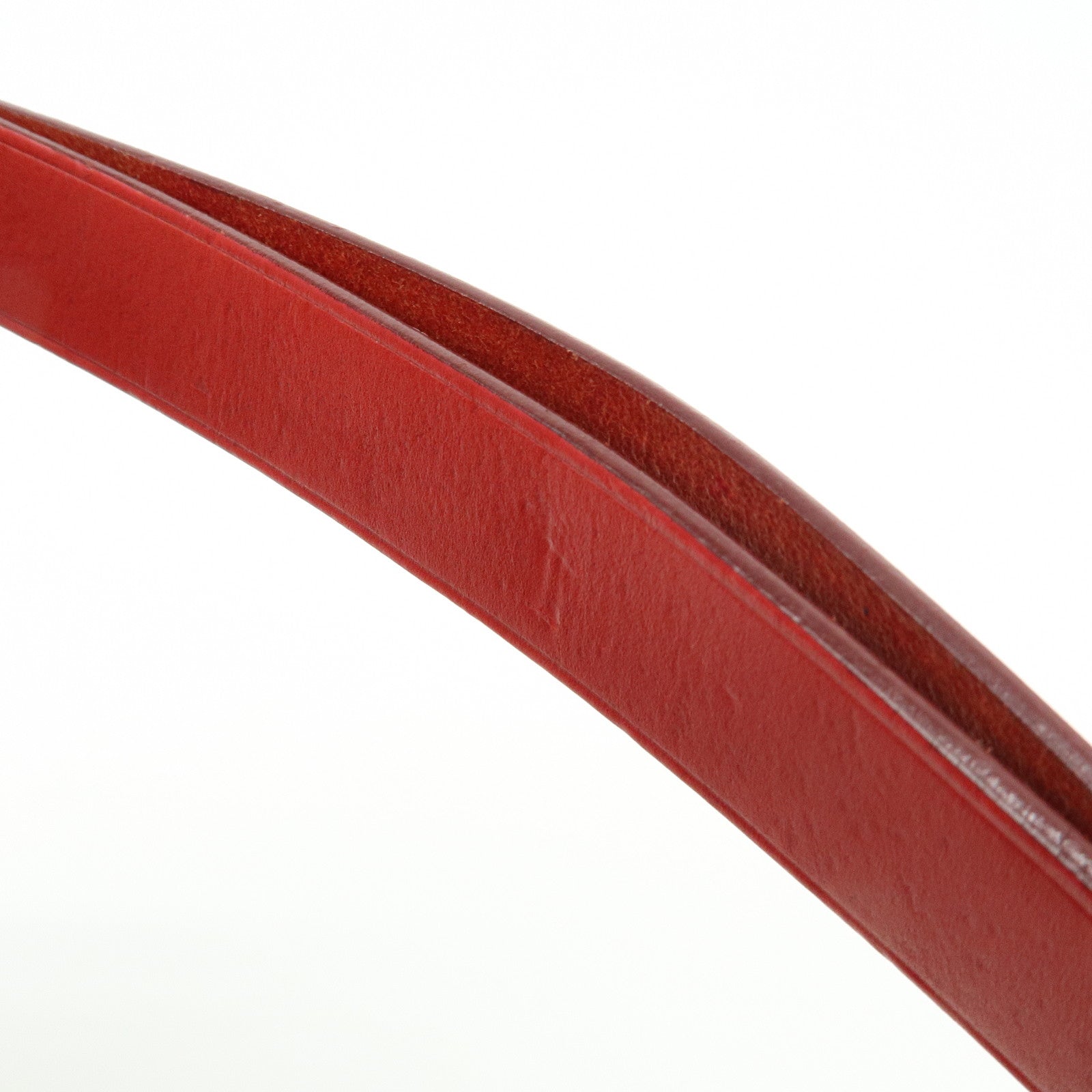 FENDI Pequin Canvas Leather Shoulder Bag Hand Bag Brown Red 8BR653