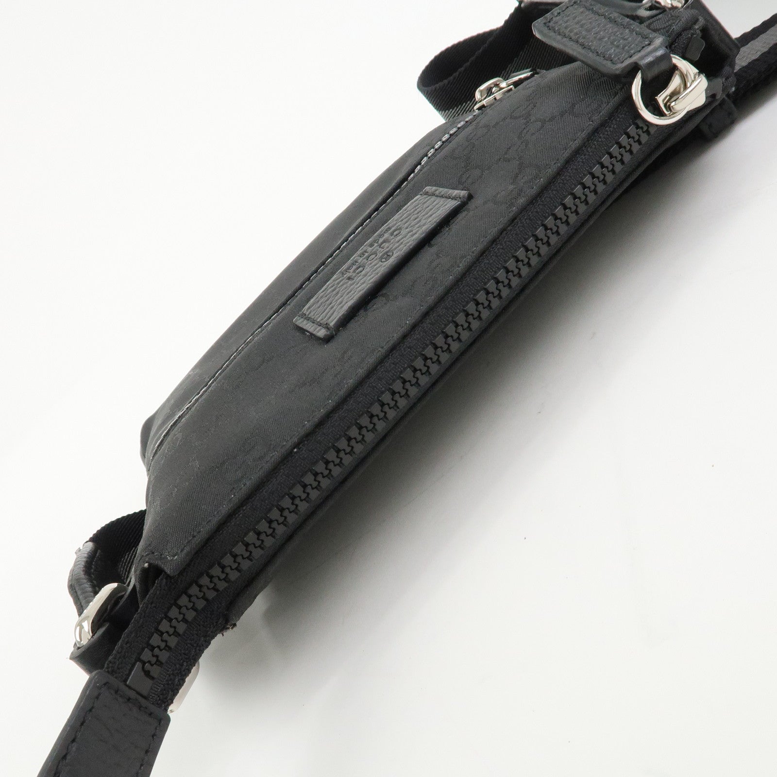 GUCCI Sherry GG Nylon Leather Shoulder Bag Crossbody Bag 449183