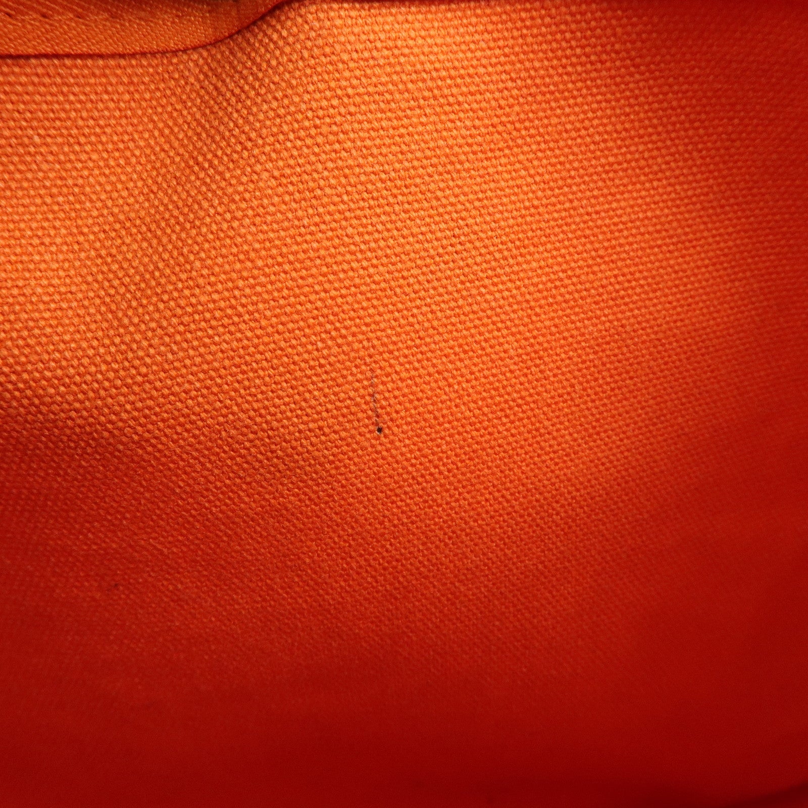 HERMES Yachting GM Canvas Flat Pouch Cosmetic Pouch Orange