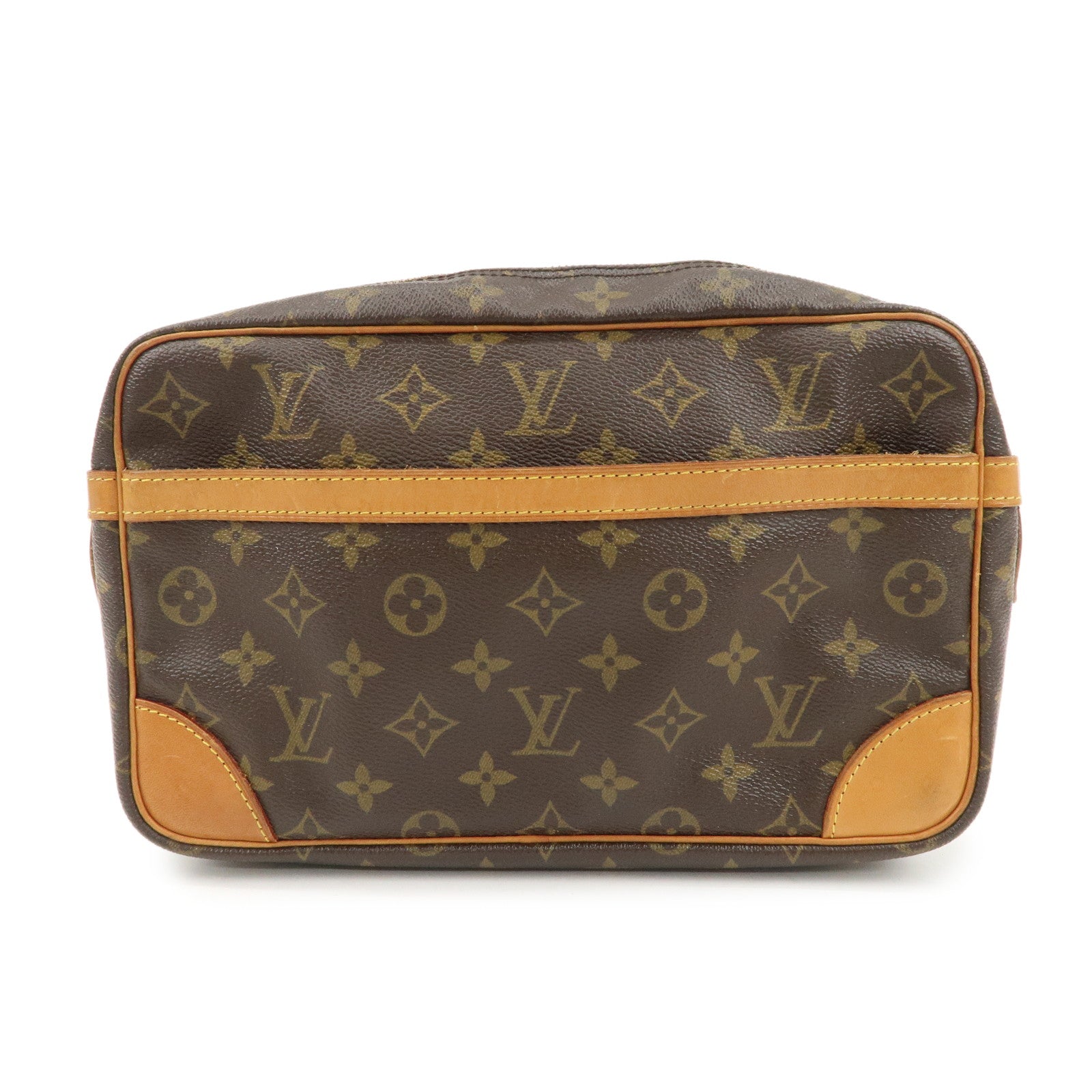 Louis Vuitton Monogram Compiegne 28 Pouch Clutch Bag M51845 Used