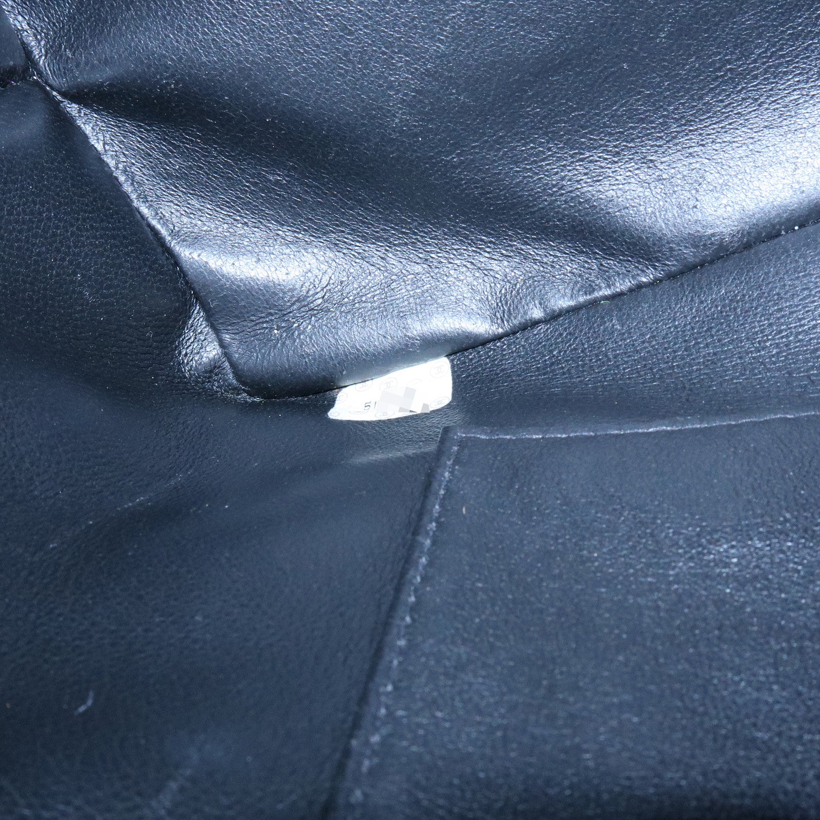 CHANEL Matelasse COCO Mark Medallion Tote Bag Hand Bag Black A01804