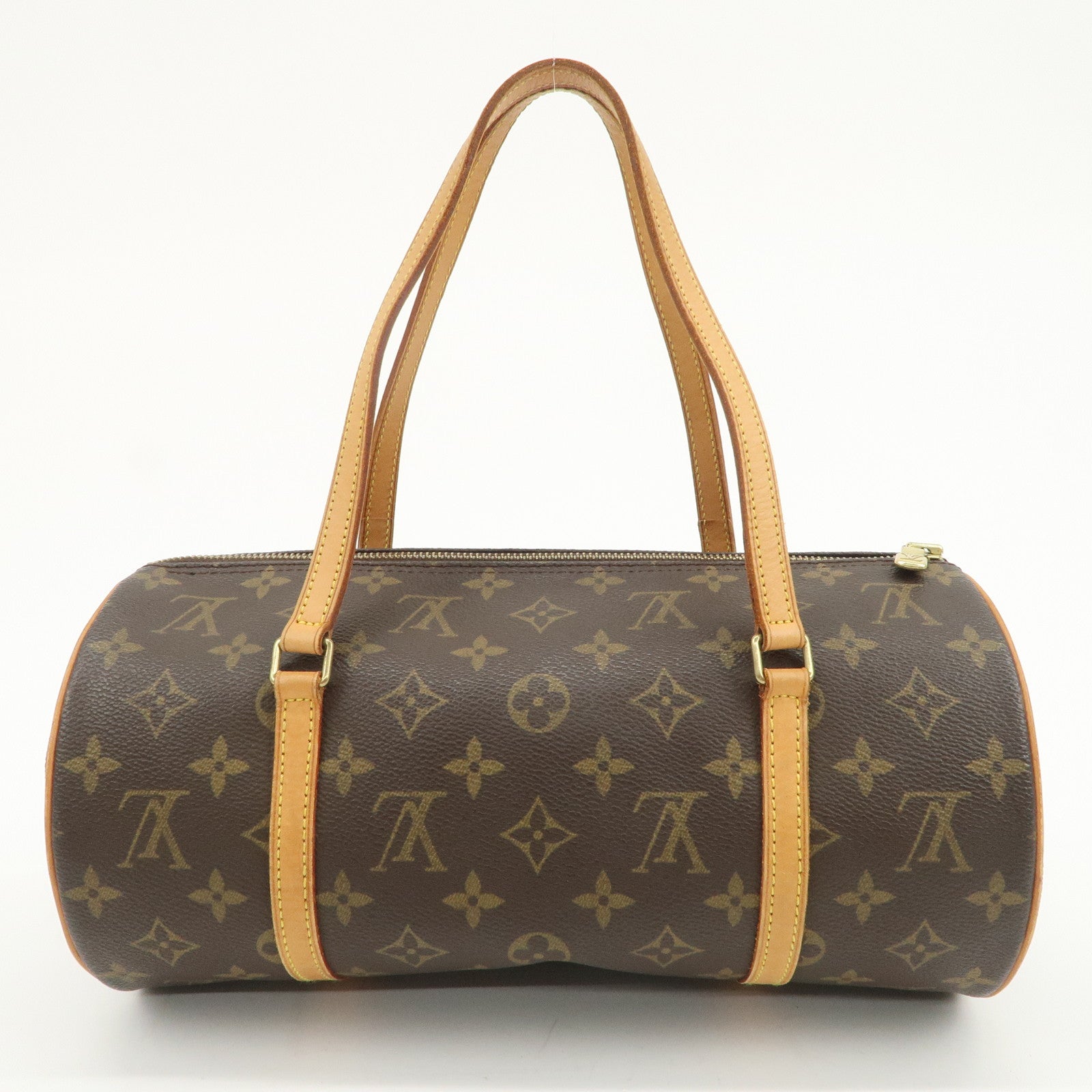 Louis Vuitton Monogram Papillon 30 Hand Bag New Style Brown M51385