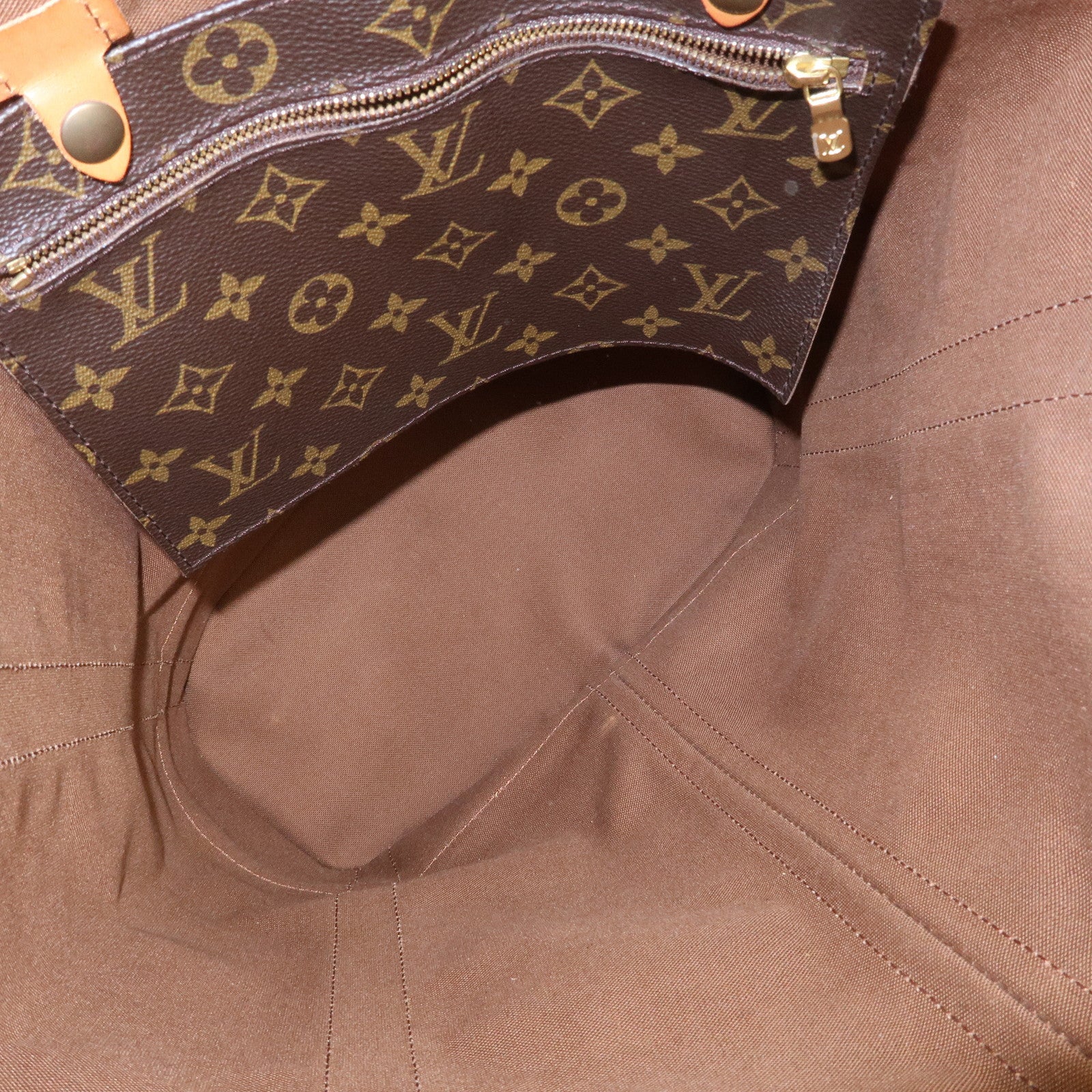 Louis Vuitton Monogram Randonnee GM Shoulder Bag Brown M42244