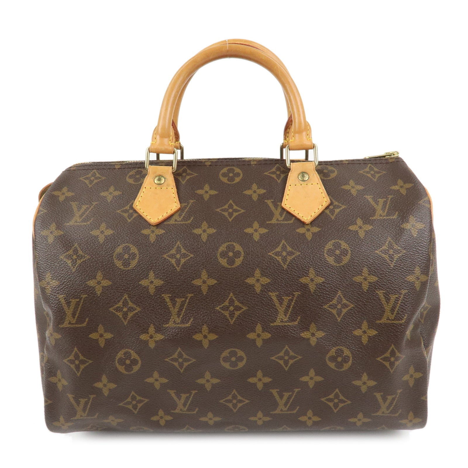 Louis Vuitton Monogram Speedy 30 Boston Bag Hand Bag Brown M41526