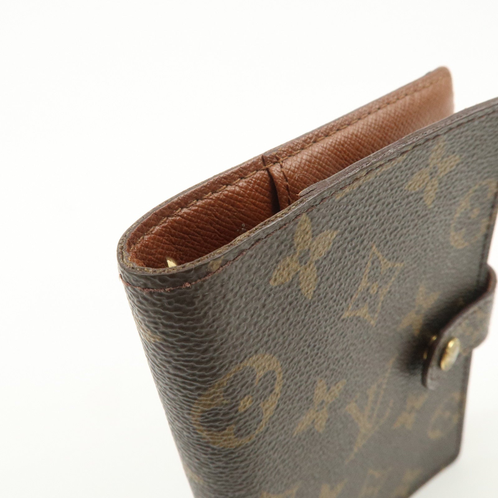 Louis Vuitton Monogram Canvas Agenda PM Planner Cover Brown R20005