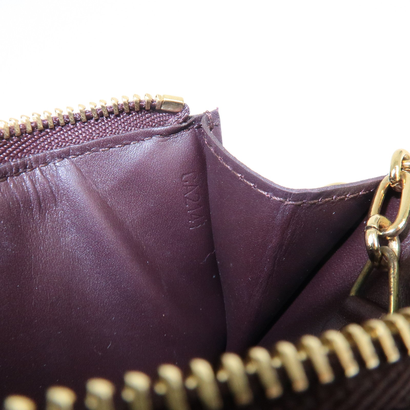UsedLouis Vuitton Vernis Pochette Cles Coin Case Amarante M93557