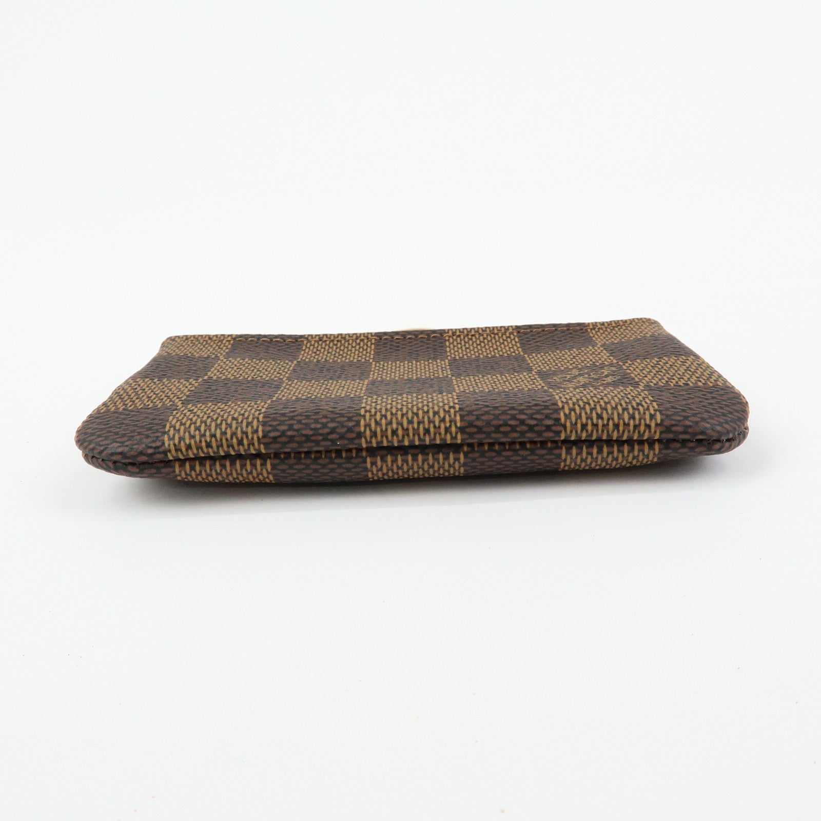 Louis Vuitton Damier Canvas Pochette Cles Coin Case Brown N62658