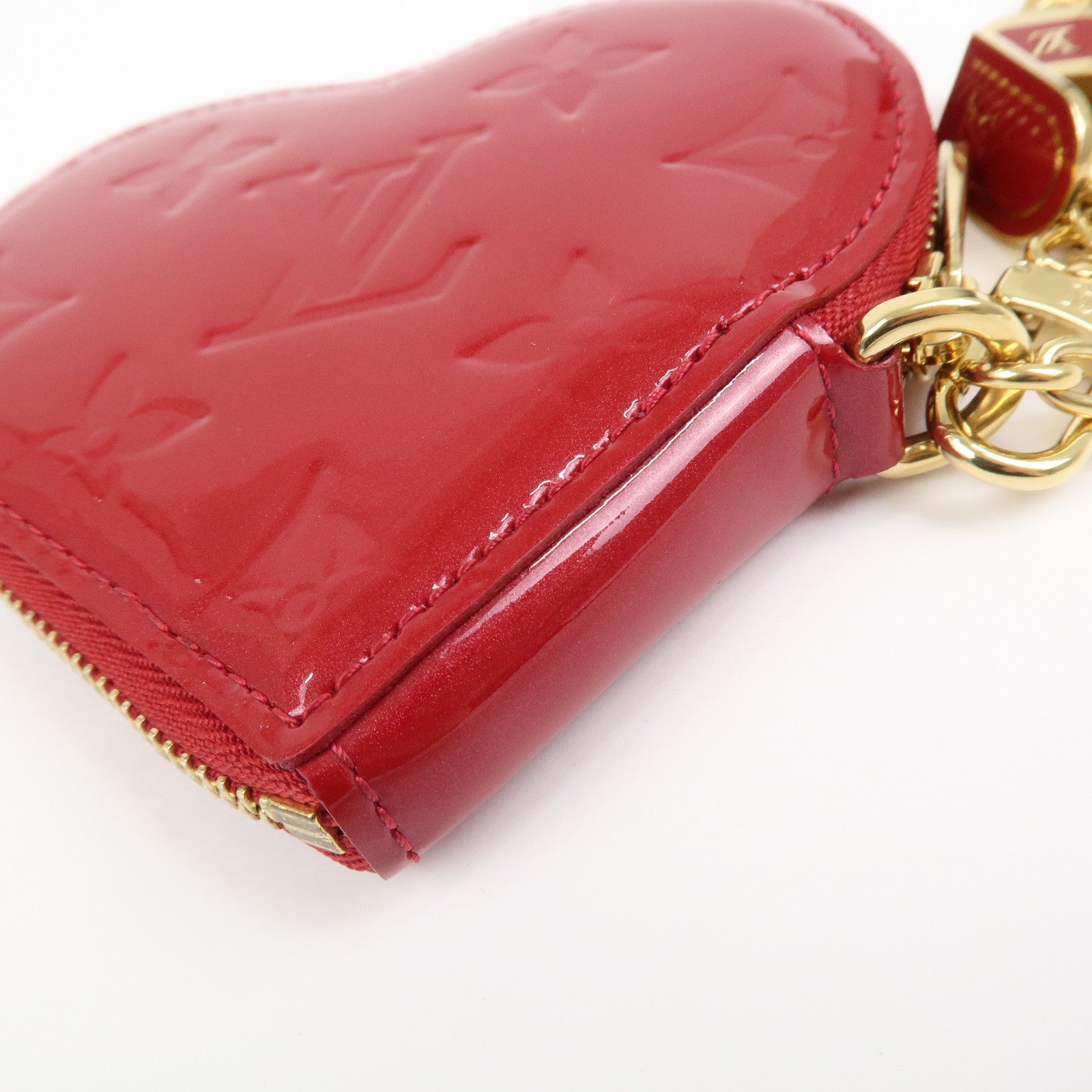 Louis Vuitton Monogram Vernis Porte Monnaie Coeur Coin Case M93562